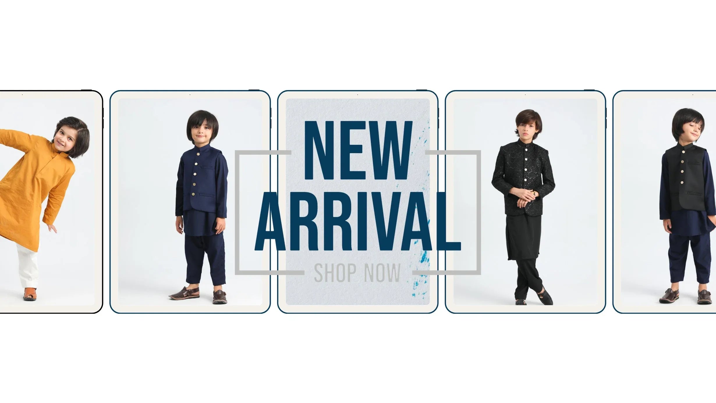 All - 3-Piece Stitched Outfits - Kidswear - Muraqsh