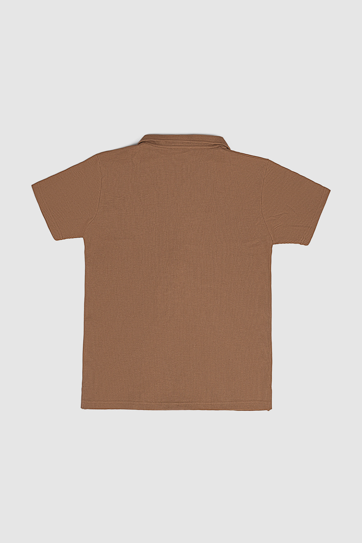 Camel Waffle Revere Polo - Men