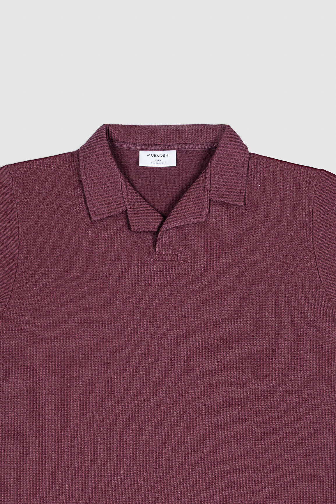 Wine Drop Needle Revere Polo - Men