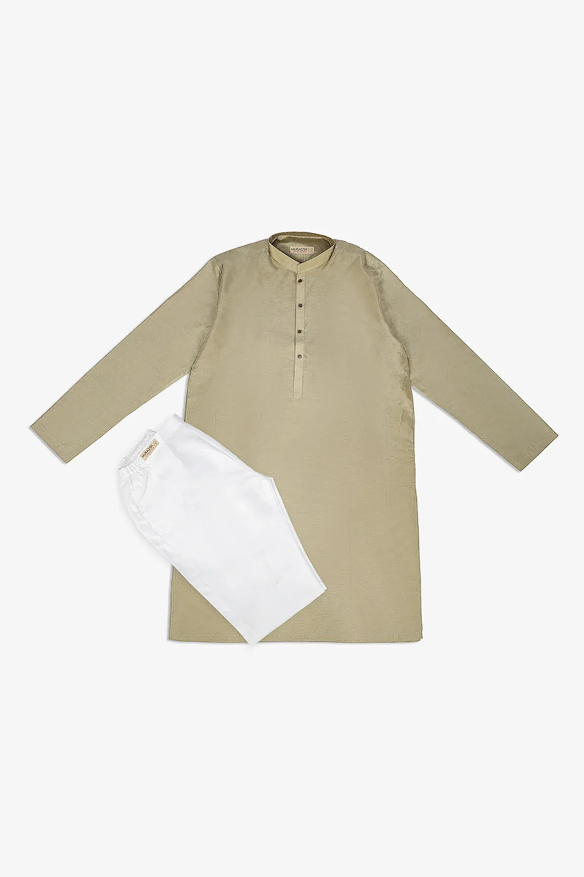 Raw Silk Kurta Trouser - Men - Muraqsh -- Wedding Wear