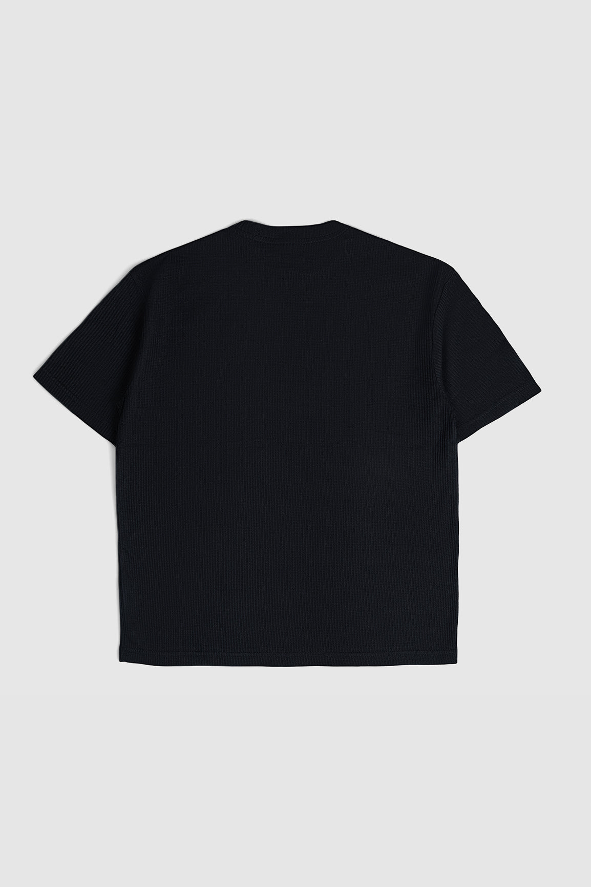Black Drop Needle Oversized T-Shirt - Men