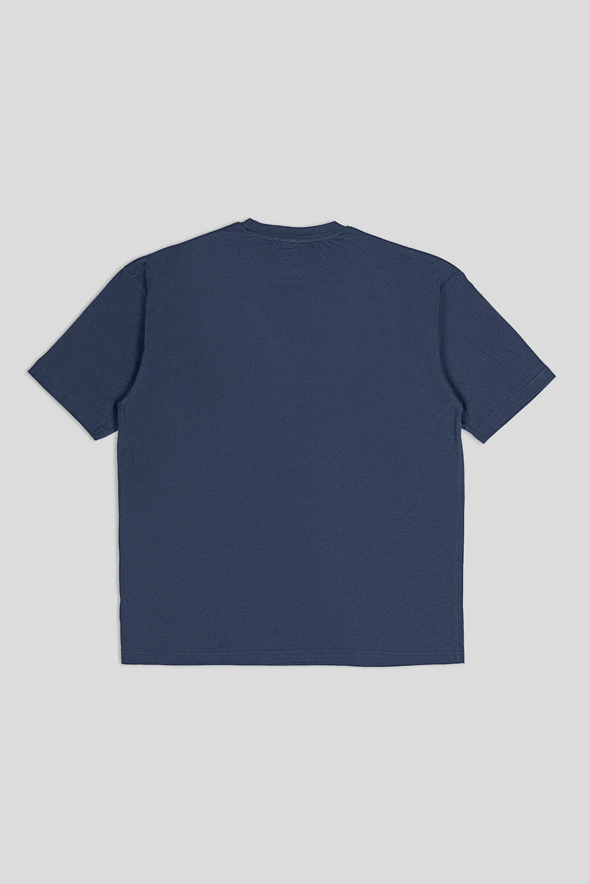 Deep Navy Blue Basic Oversized Tee - Men - Muraqsh -- Men Western