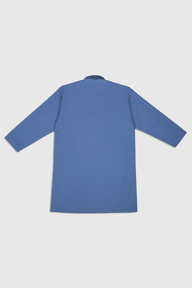 Sapphire Blue Kurta Trouser - Kids