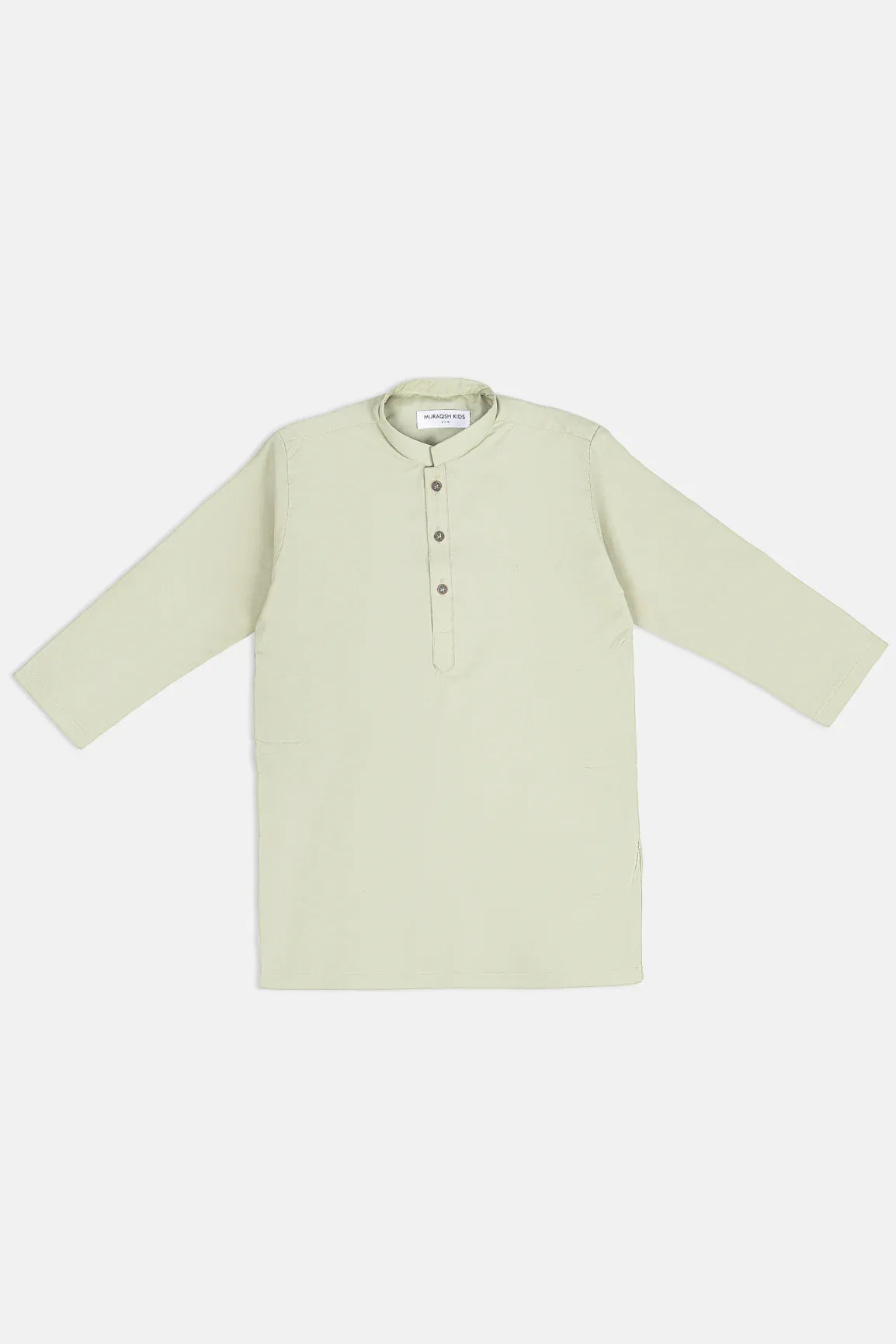 Mint Green Blended Kurta Trouser - Kids - Muraqsh -- Kidswear