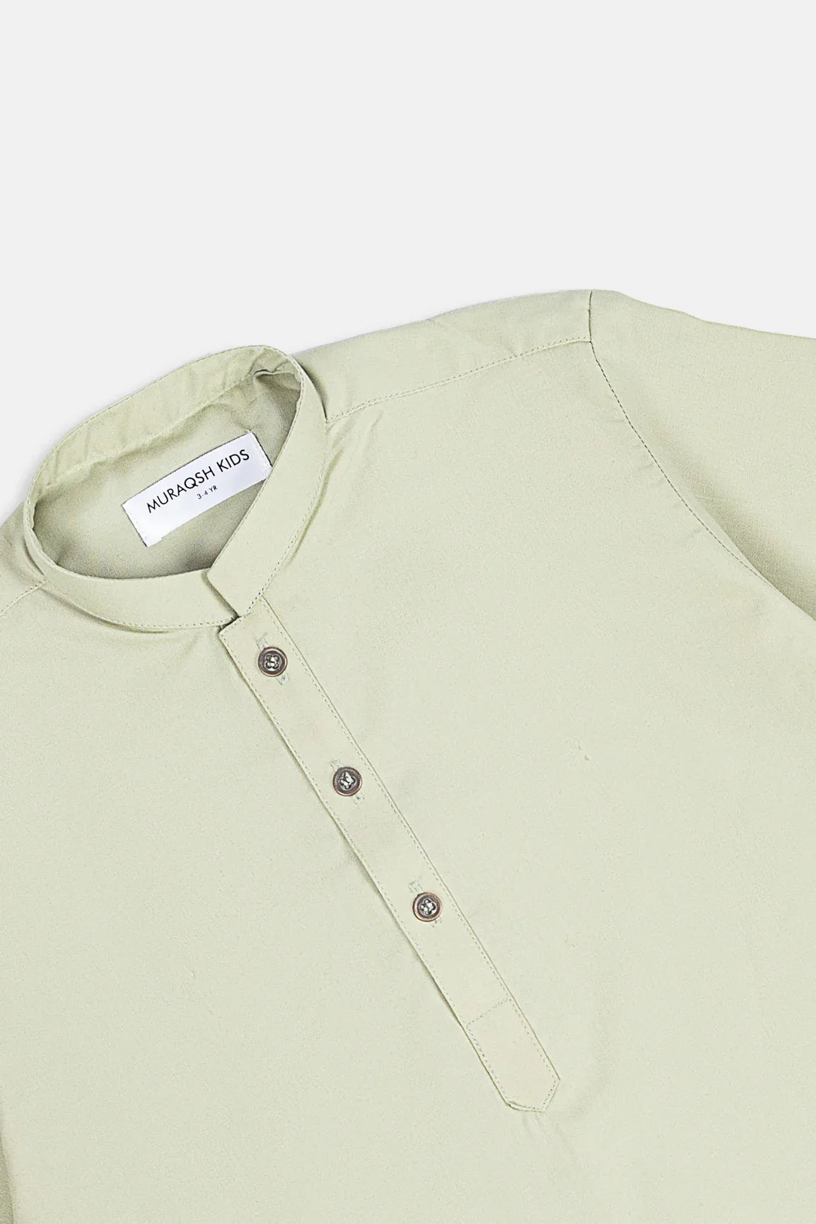 Mint Green Blended Kurta Trouser - Kids - Muraqsh -- Kidswear