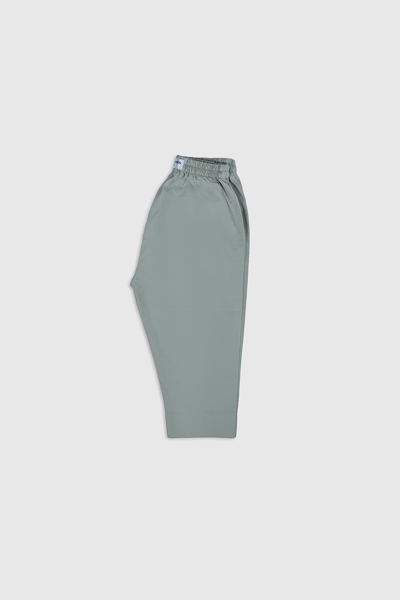 Mint Soft Cotton Kurta Trouser - Kids