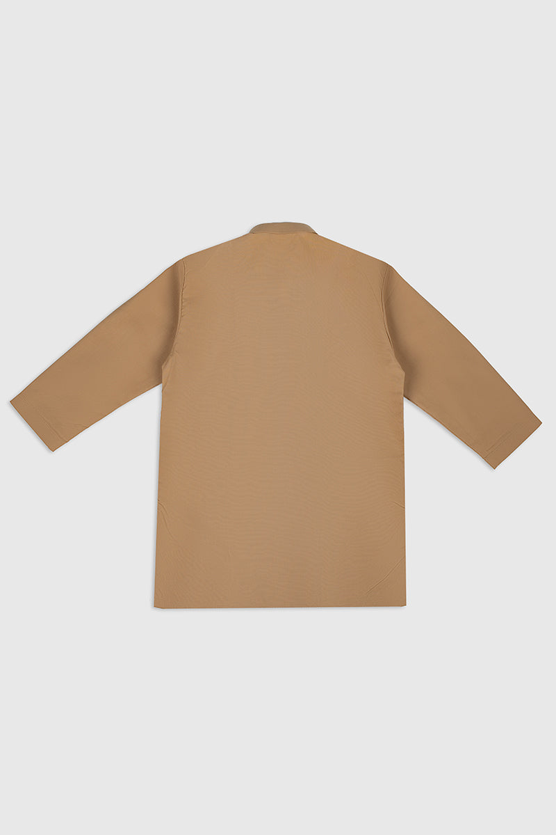 Camel Soft Cotton Kurta Trouser - Kids