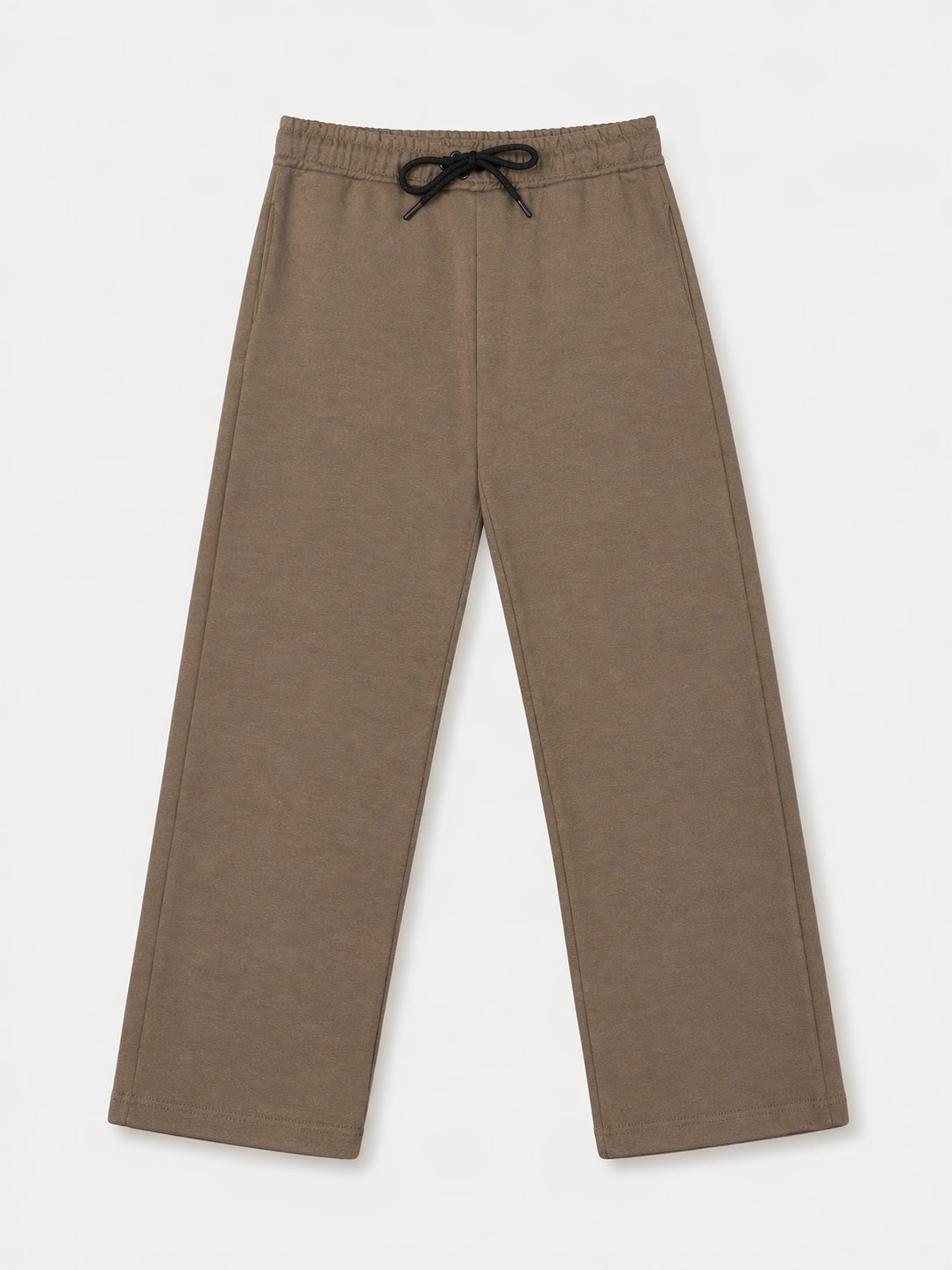 Brown Interlock Straight Fit Trouser - Men - Men