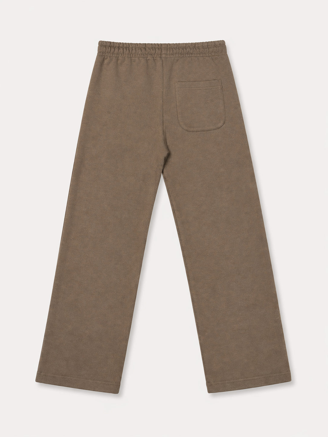Brown Interlock Straight Fit Trouser - Men - Men
