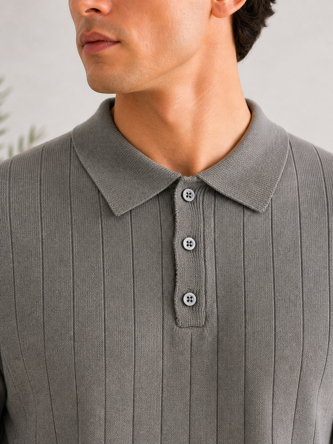 Ash Classic Rib Knit Polo