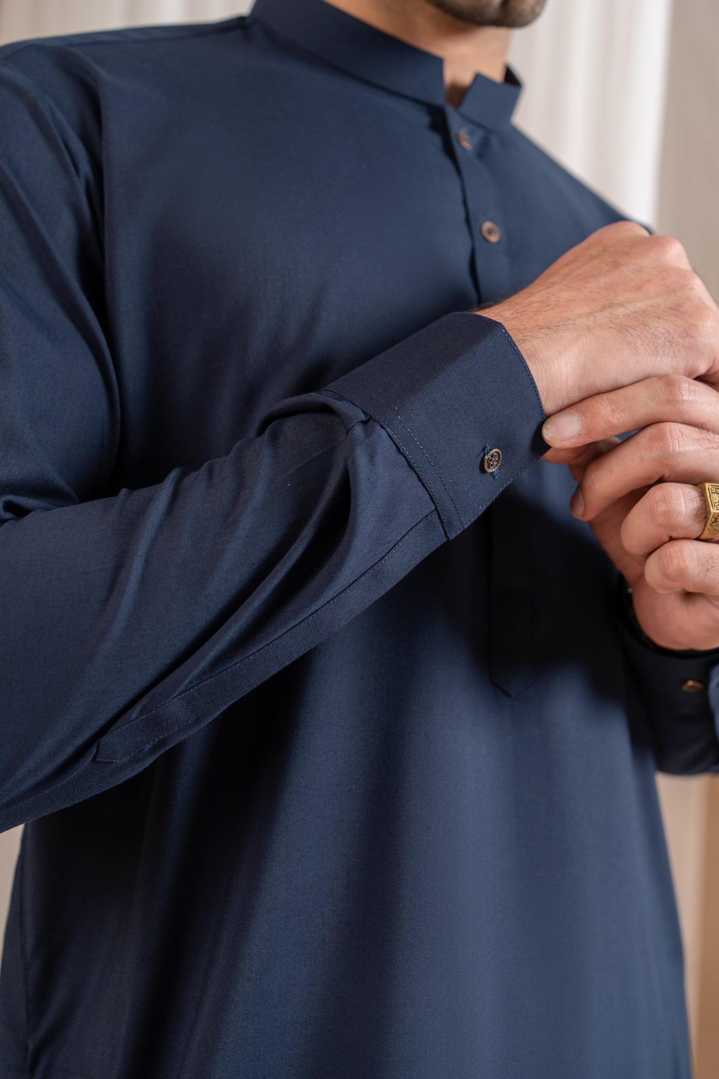 Navy Blue Kameez shalwar