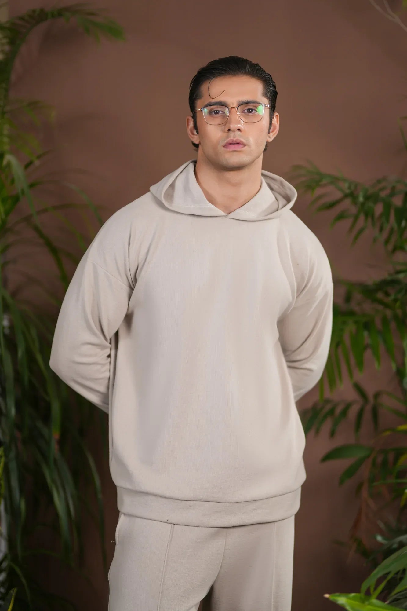 Ecru White Interlock Coord Set - 2PC - Men - Muraqsh -- Men Western