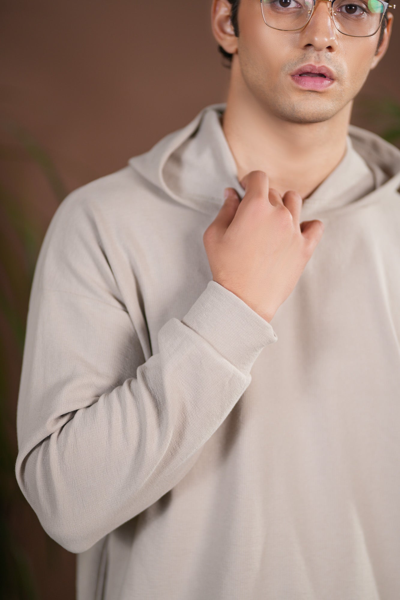 Ecru White Interlock Coord Set - 2PC - Men