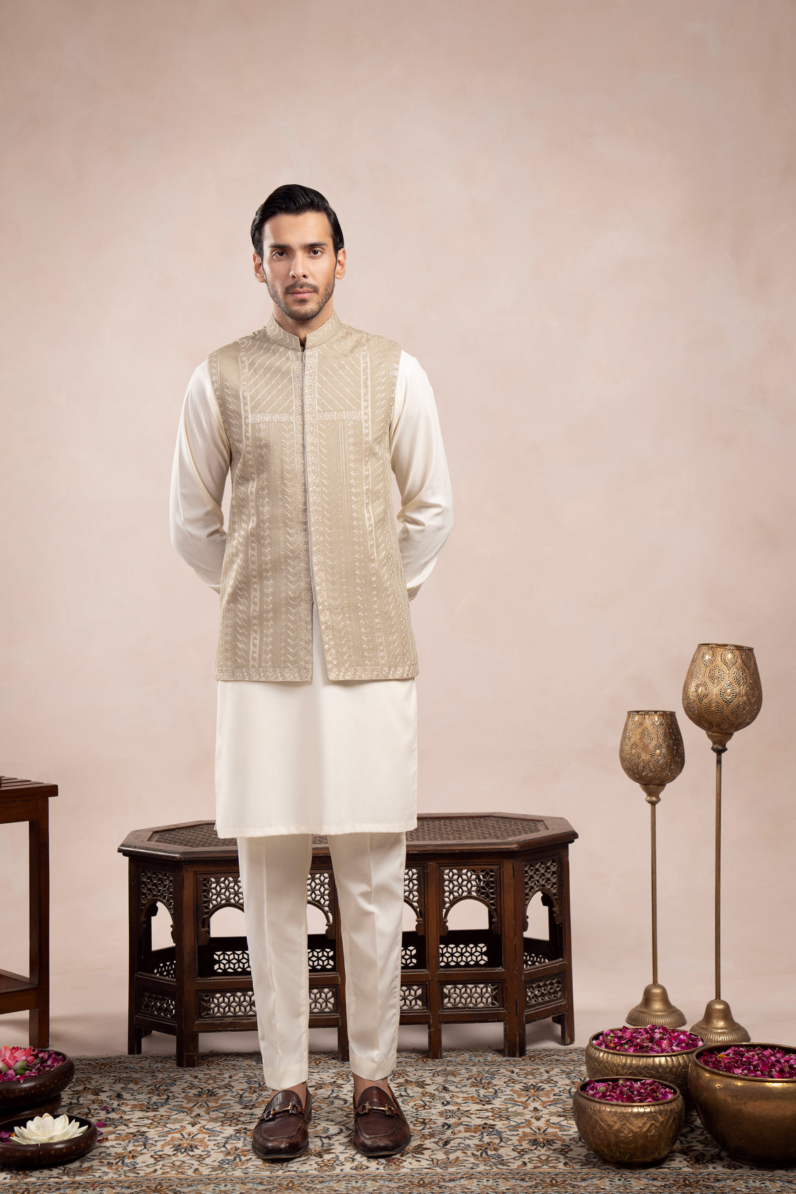 Royal Mint Embroidered Waistcoat - Men