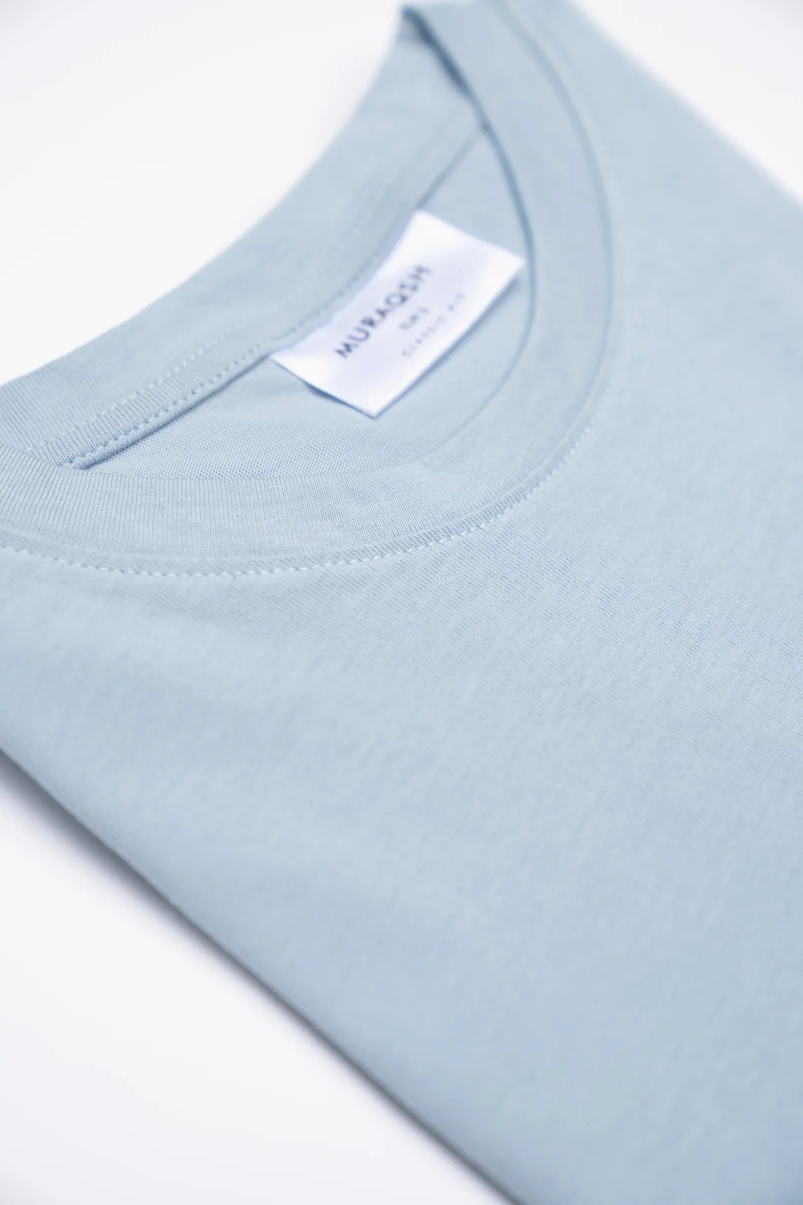 Sky Blue Basic T-Shirt - Men - Muraqsh -- Men Western