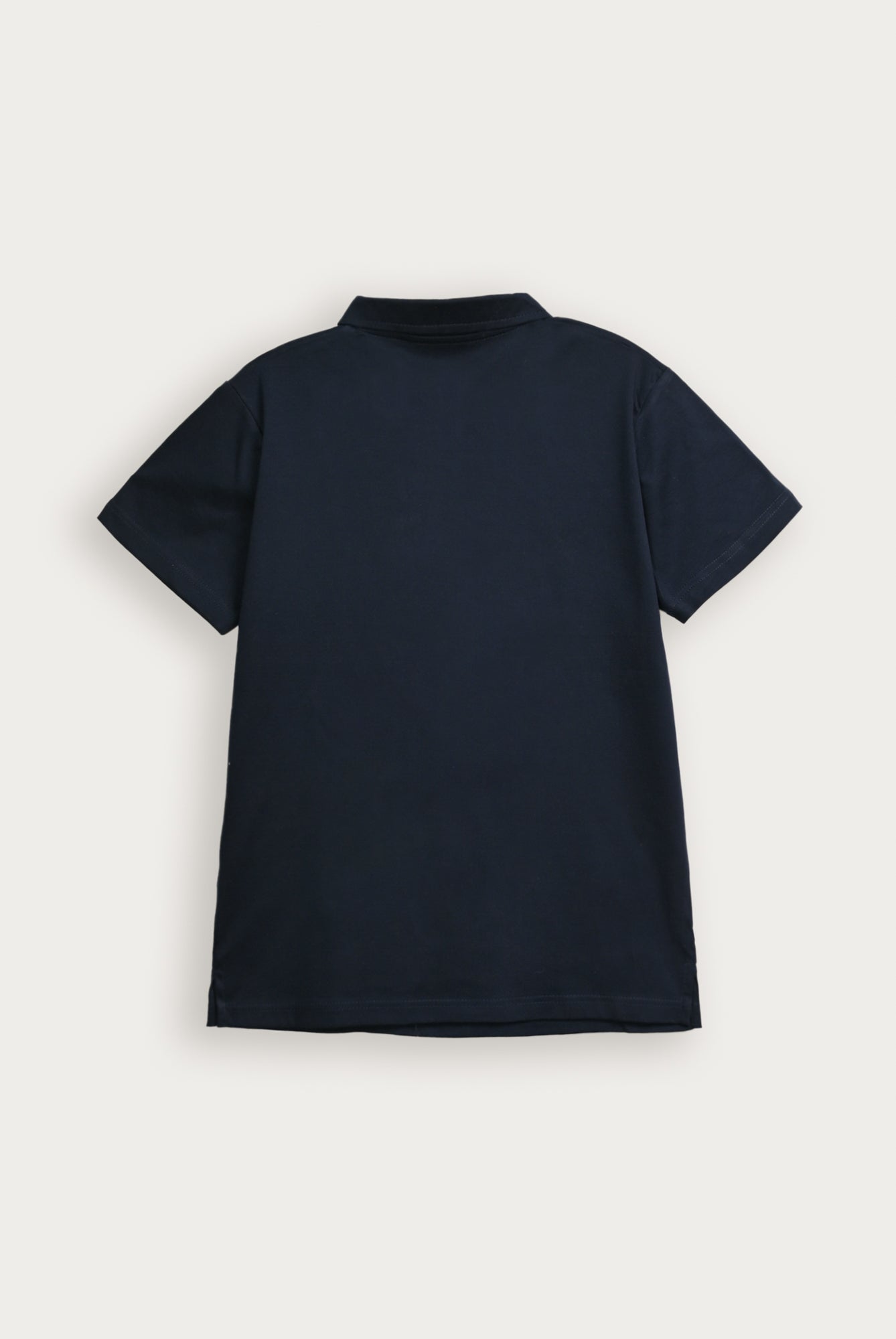 Dark Navy Blue Interlock Polo - Smart Fit - Men