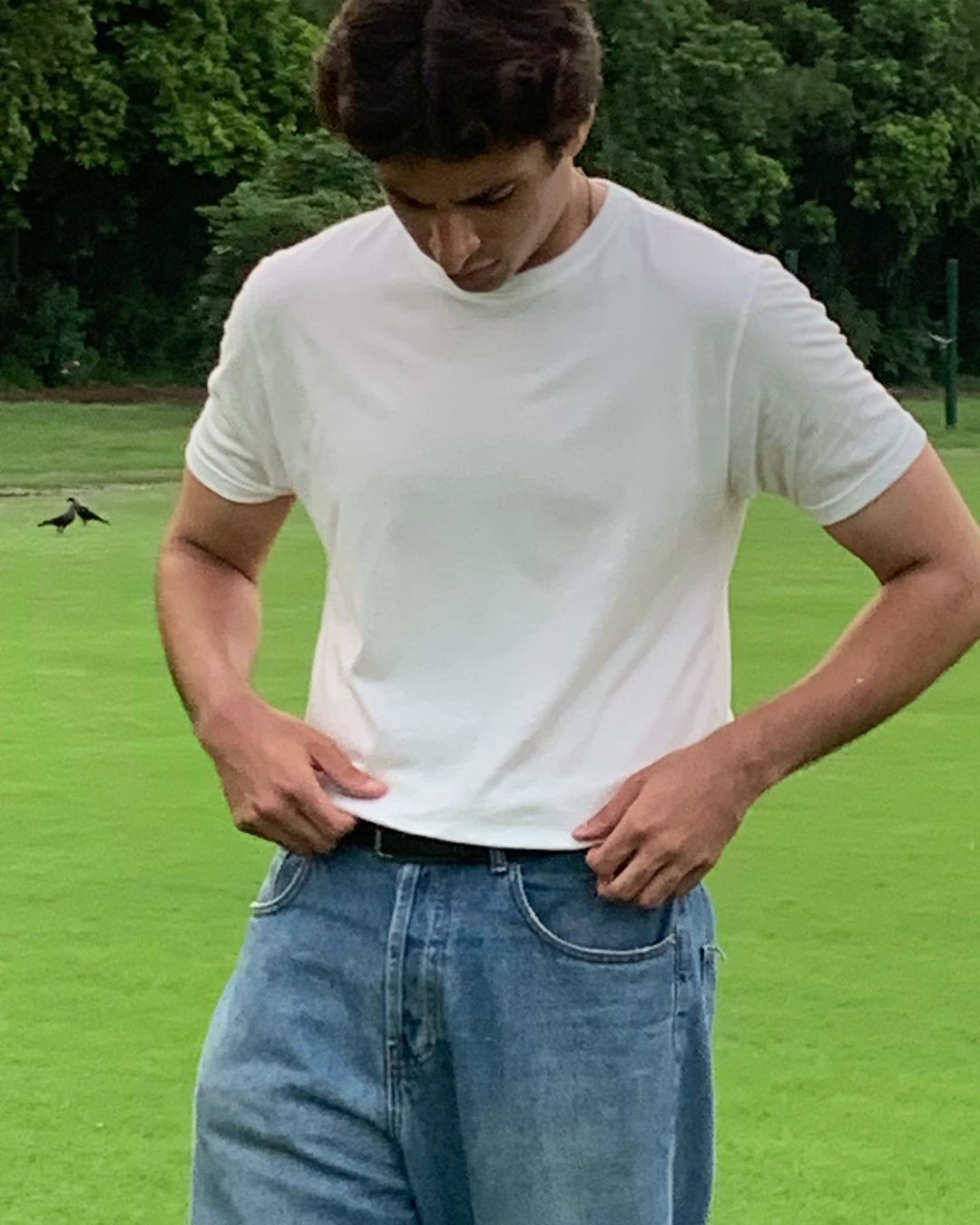 Off White Basic T-Shirt - Men