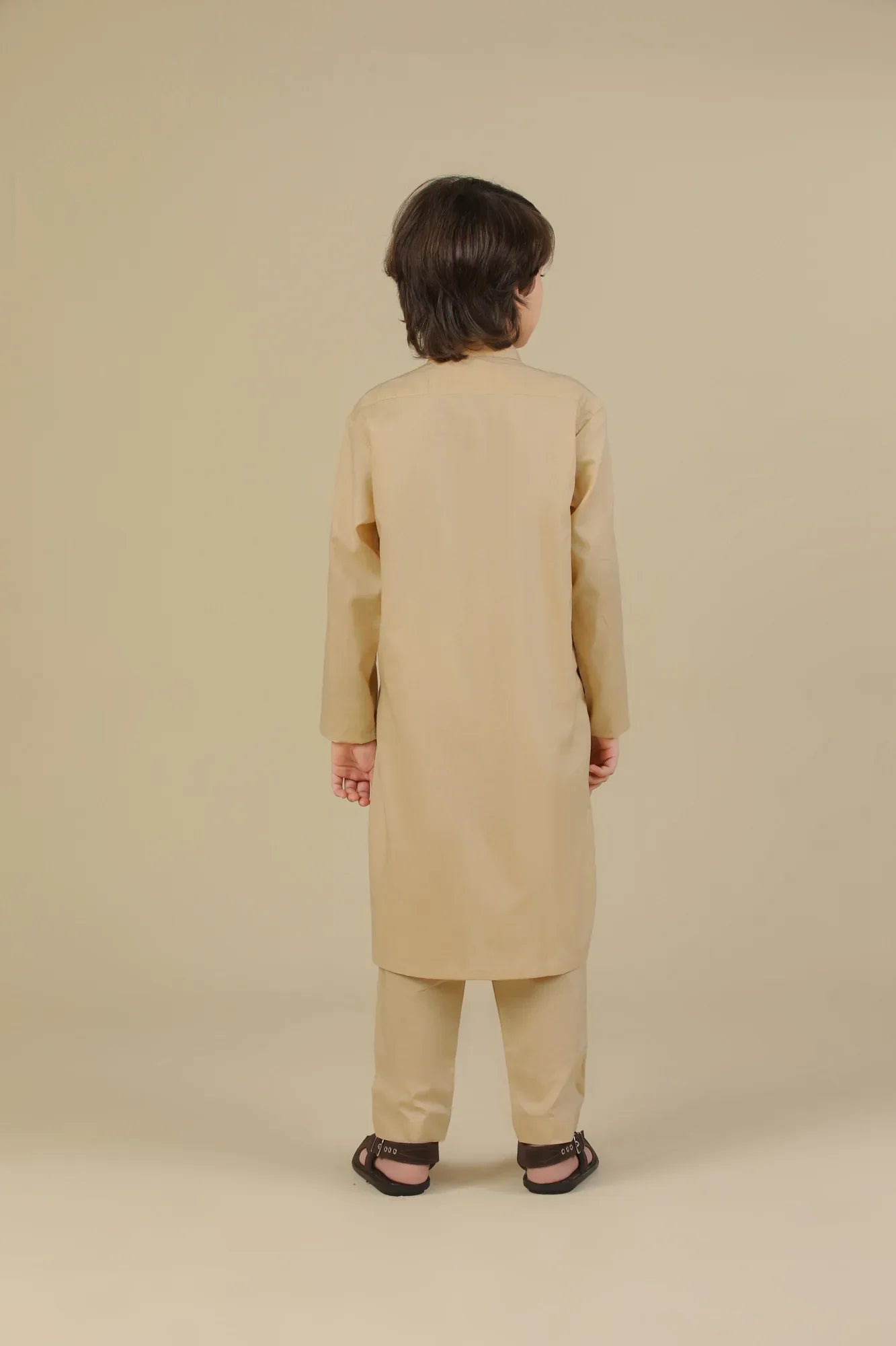 Ivory Soft Cotton Kurta Trouser - Kids - Muraqsh -- Kidswear
