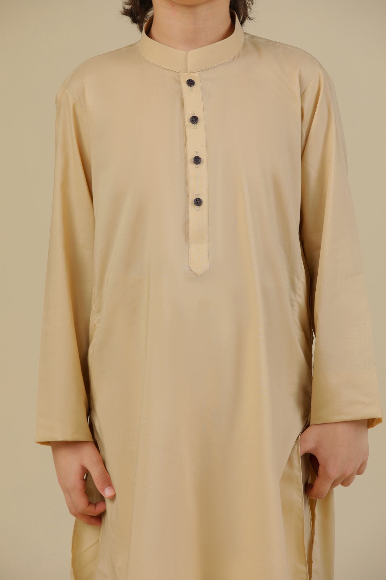 Ivory Soft Cotton Kurta Trouser - Kids