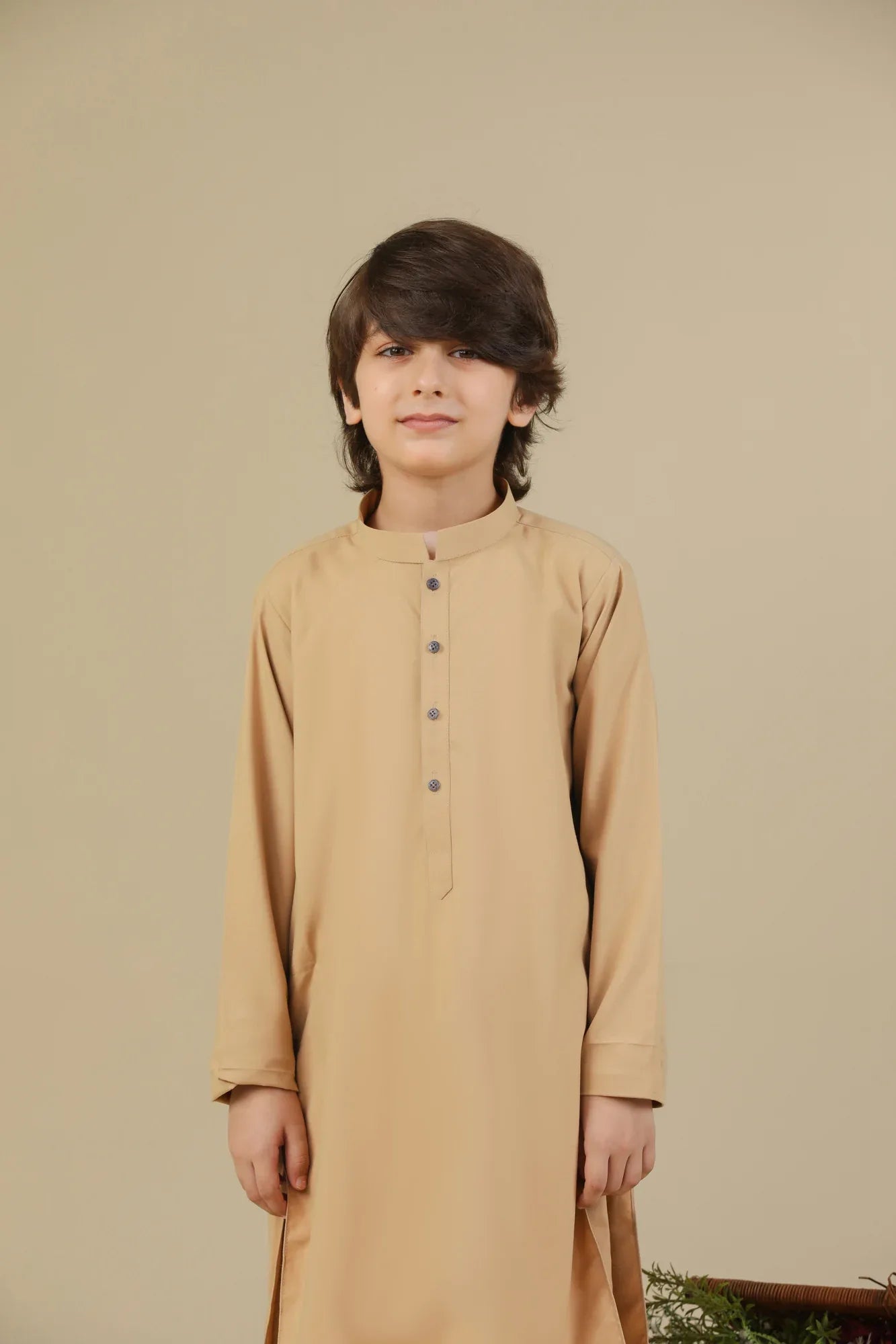 Camel Blended Kurta Trouser - Kids - Muraqsh -- Kidswear