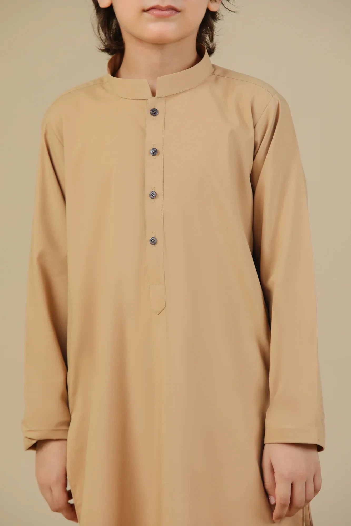 Camel Blended Kurta Trouser - Kids - Muraqsh -- Kidswear