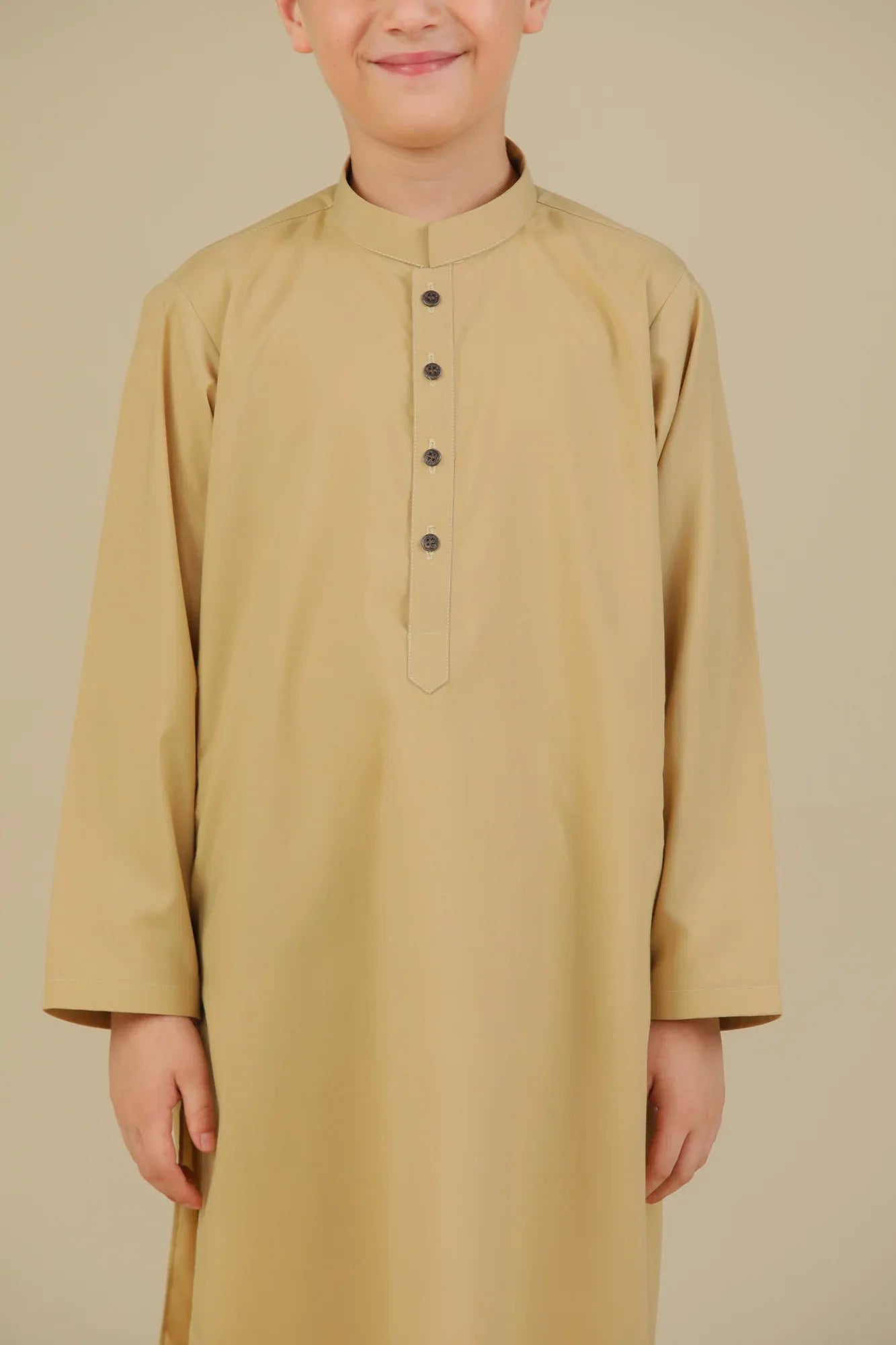 Ivory Blended Kurta Trouser - Kids - Muraqsh -- Kidswear