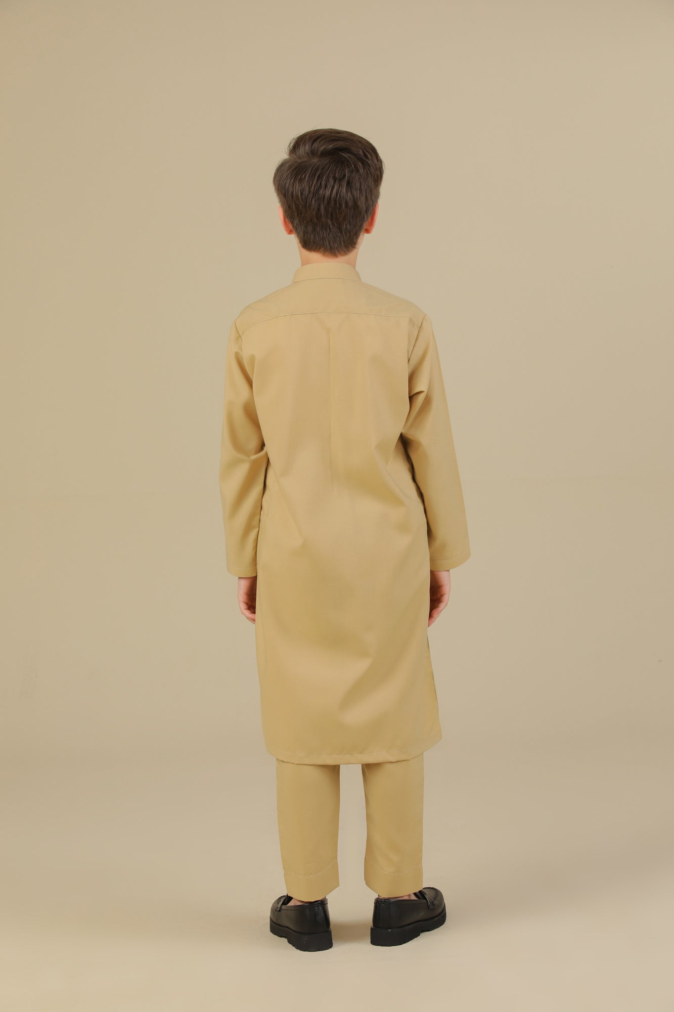 Ivory Blended Kurta Trouser - Kids