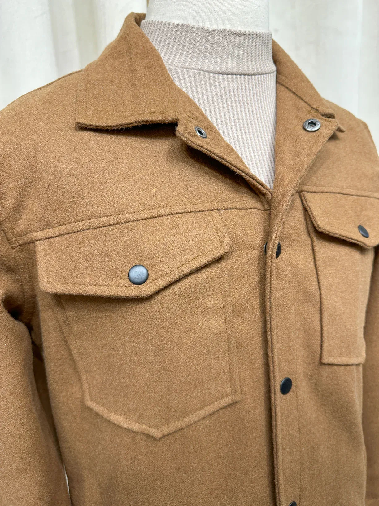 Camel Wool Coat - Men - Muraqsh -- Men Western