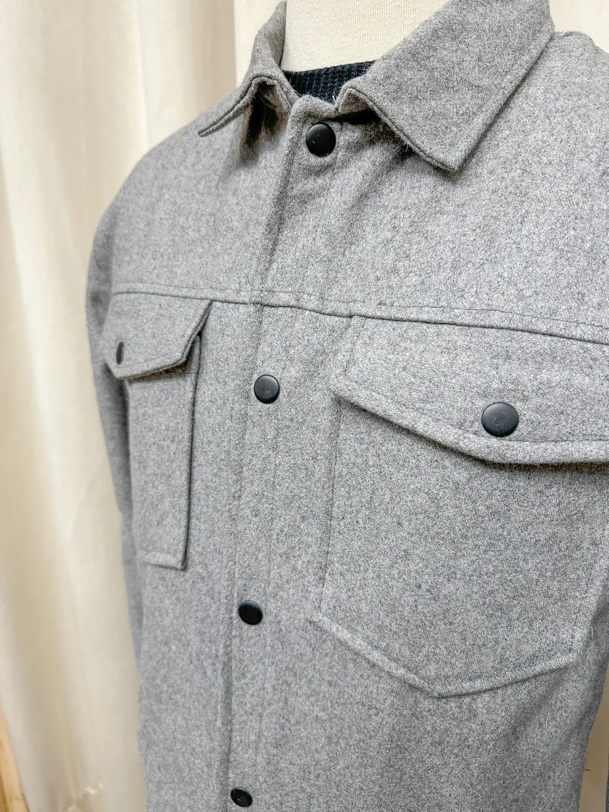Grey Wool Coat - Men - Muraqsh -- Men Western