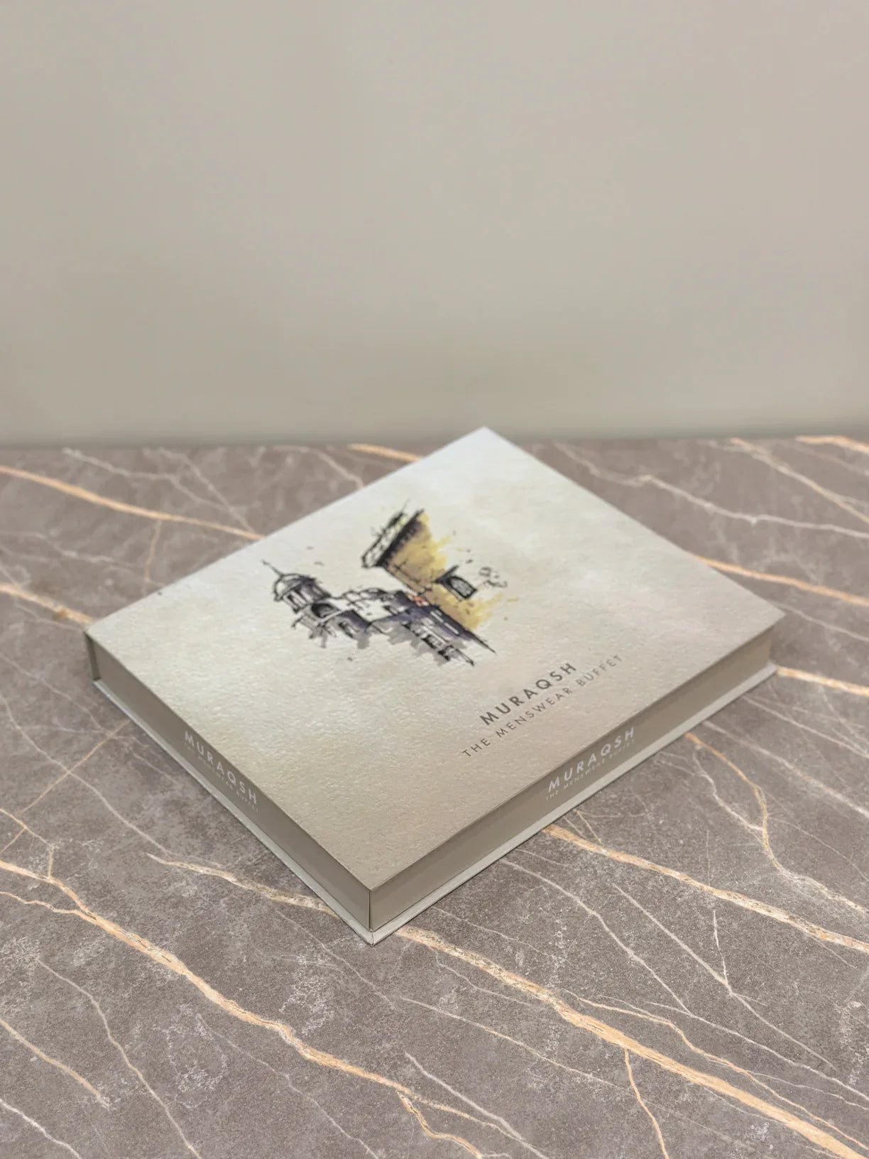 Premium Gift Box Top Drip off and Textured Grooving in Mint - Muraqsh -- Menswear