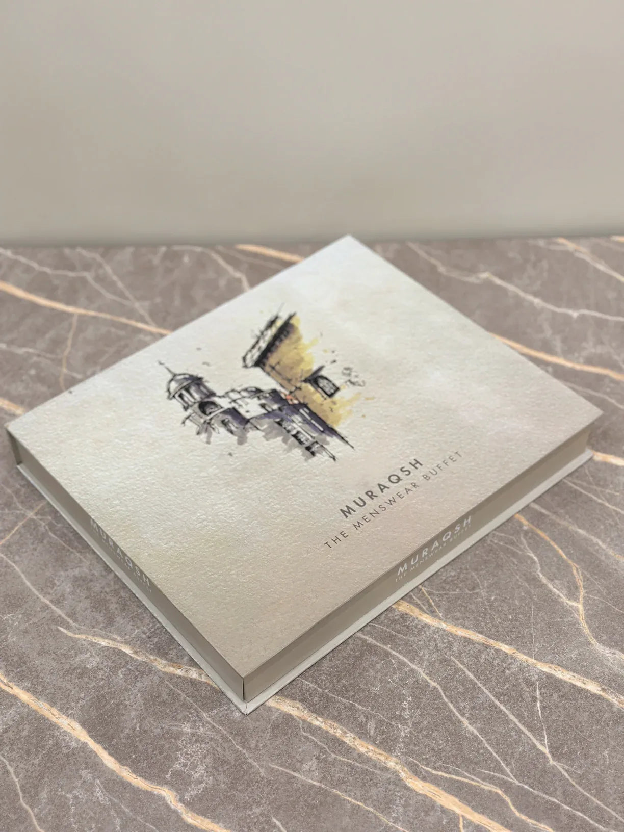 Premium Gift Box Top Drip off and Textured Grooving in Mint - Muraqsh -- Menswear