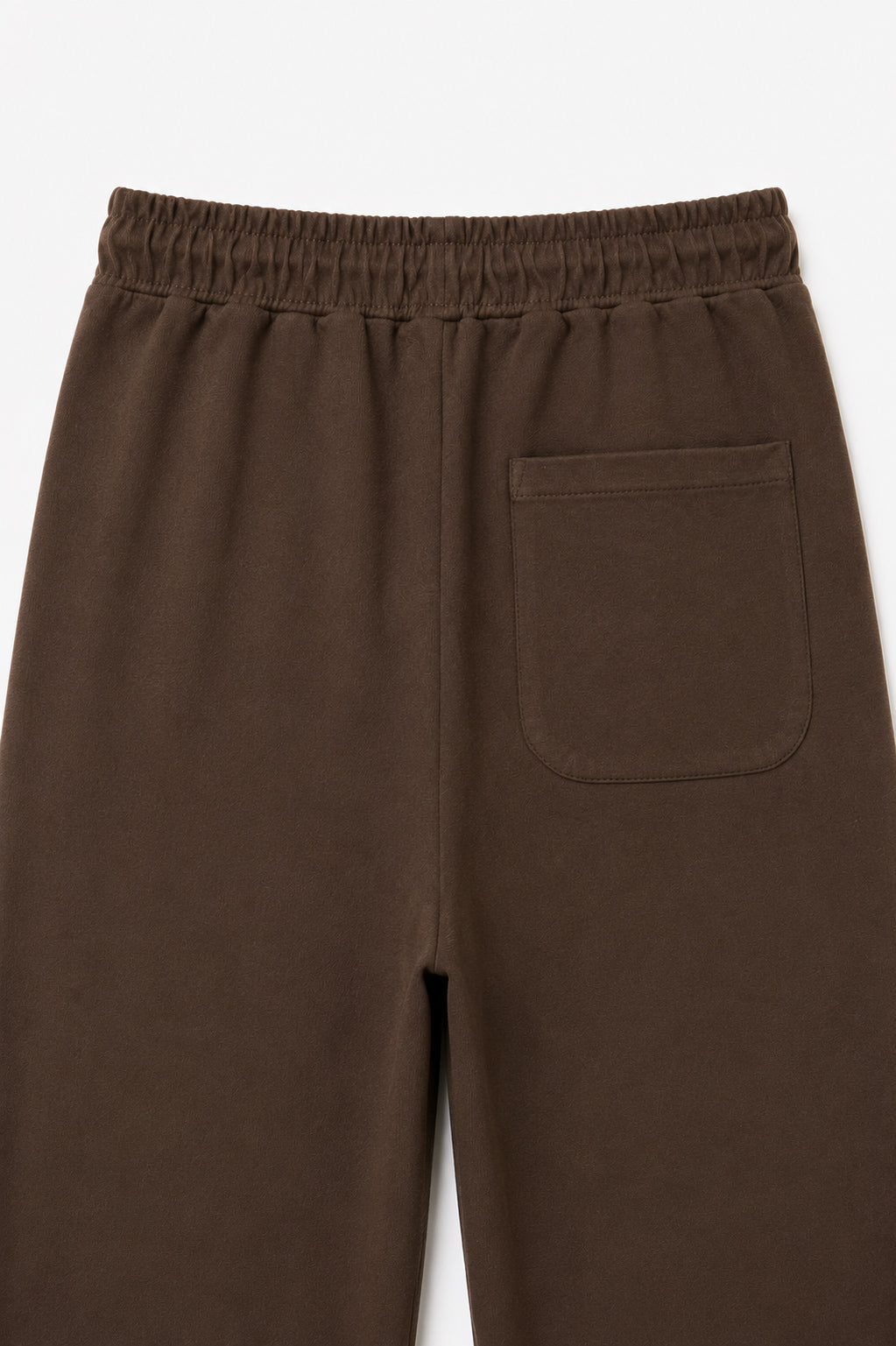 Chocolate Brown Jersey Straight Fit Trouser - Men - Men