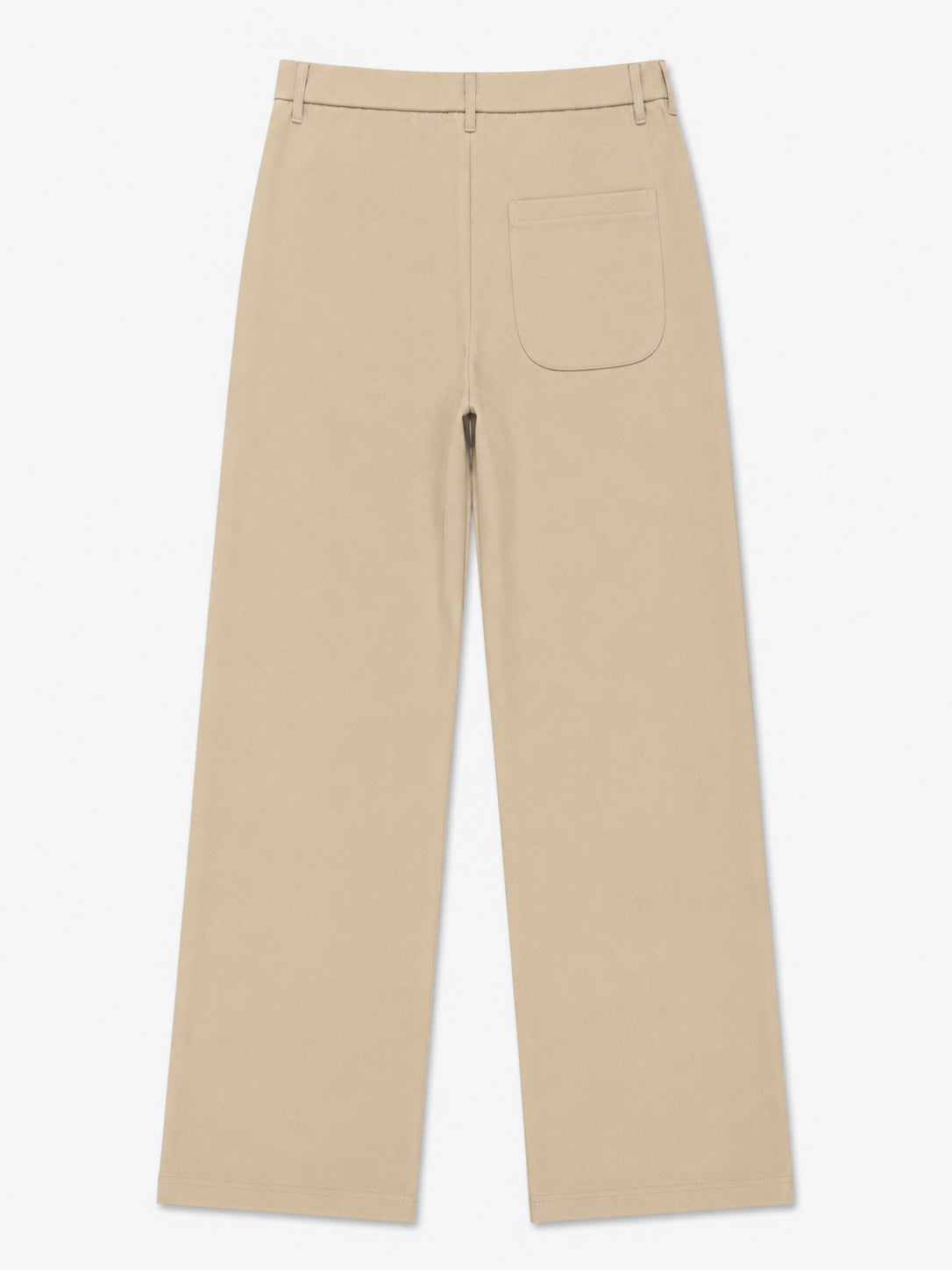Beige Interlock Straight Fit Pants - Men - Men