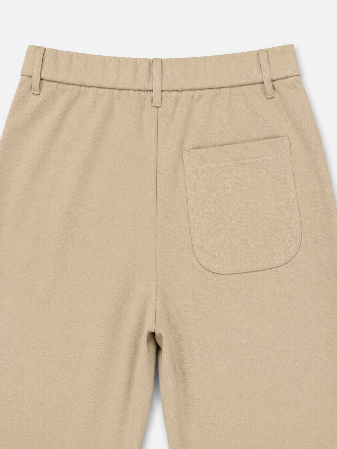 Beige Interlock Straight Fit Pants - Men - Men