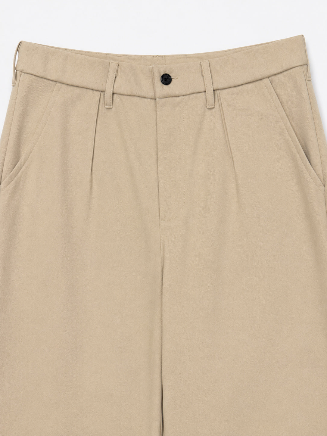 Beige Interlock Straight Fit Pants - Men - Men