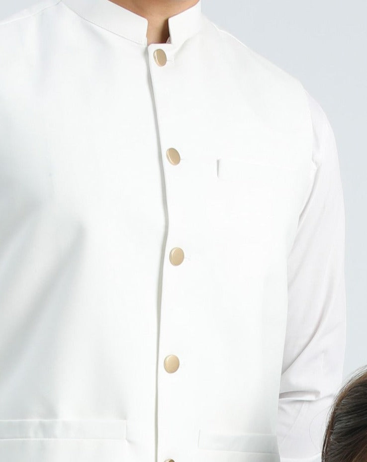 Mint and White - 3PC - MuraqshMuraqsh Man