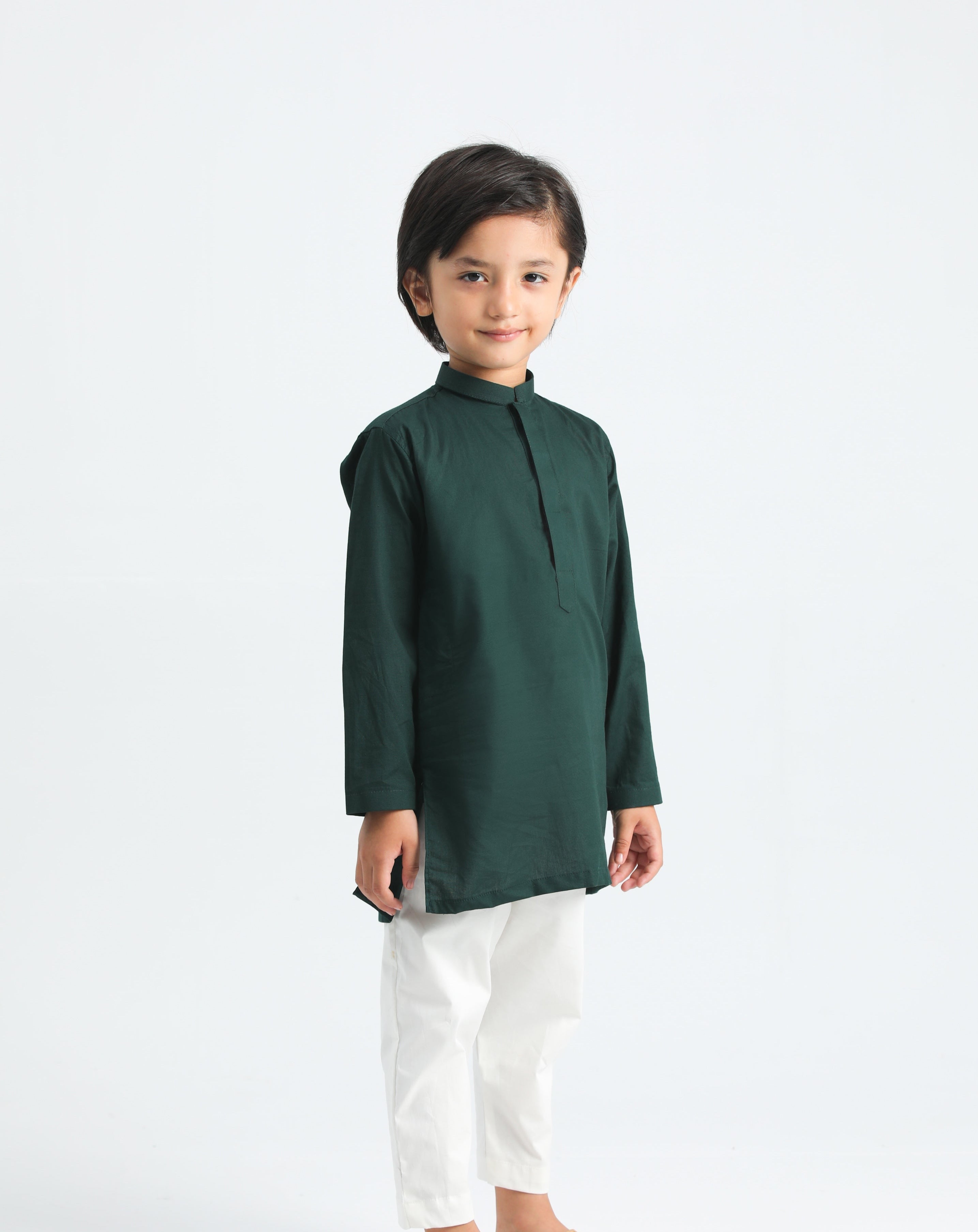Pine Cotton Kurta Trouser - MuraqshMuraqsh Man
