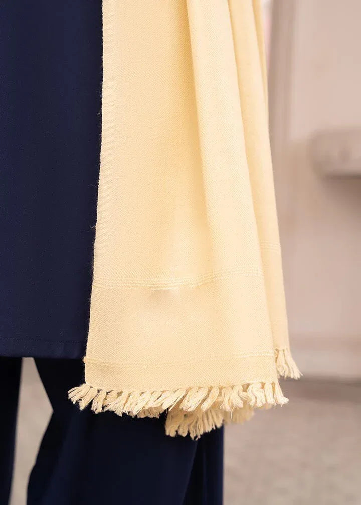 Cream Wool Shawl - Men - Muraqsh -- Menswear