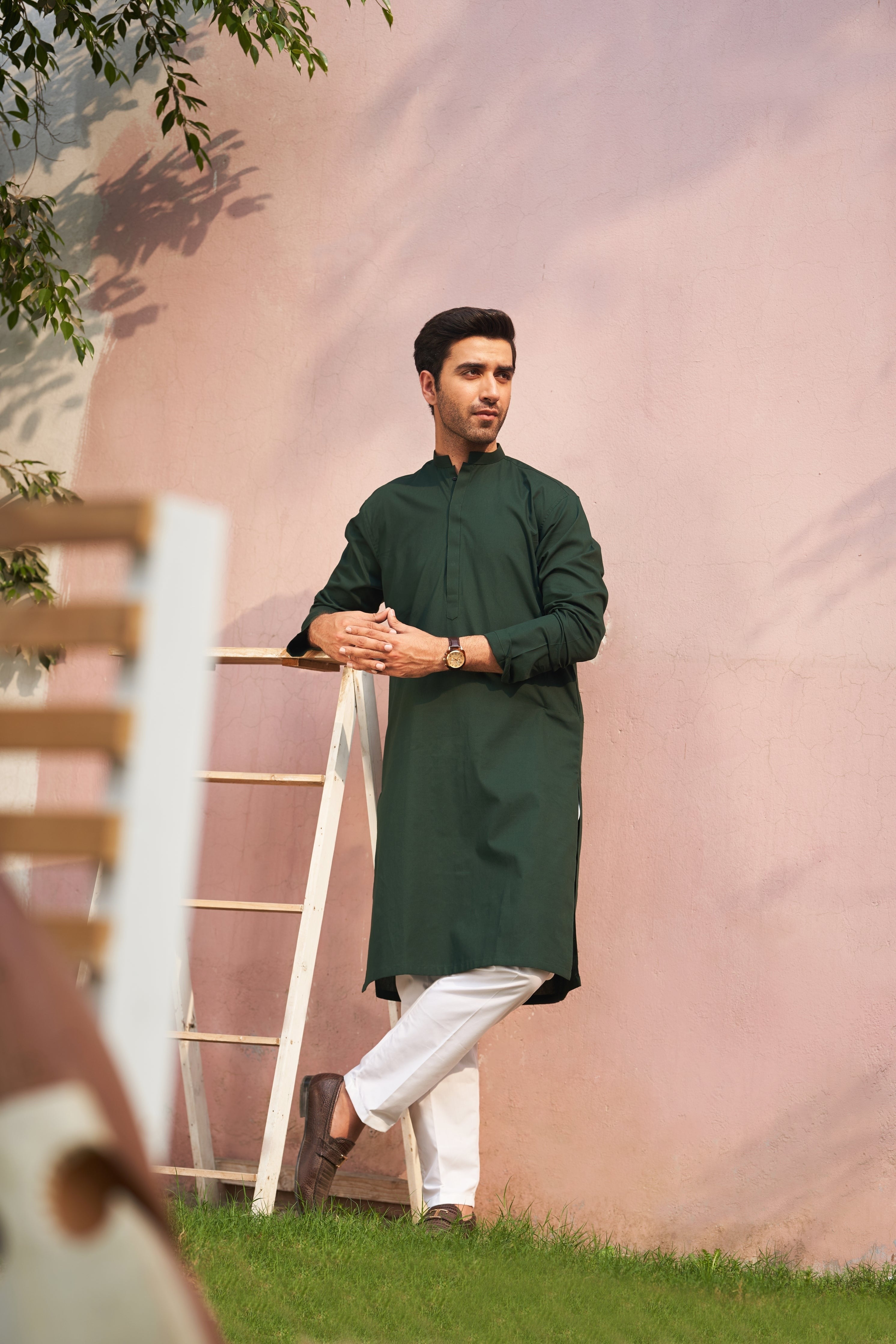 Pine Cotton Kurta - MuraqshMuraqsh