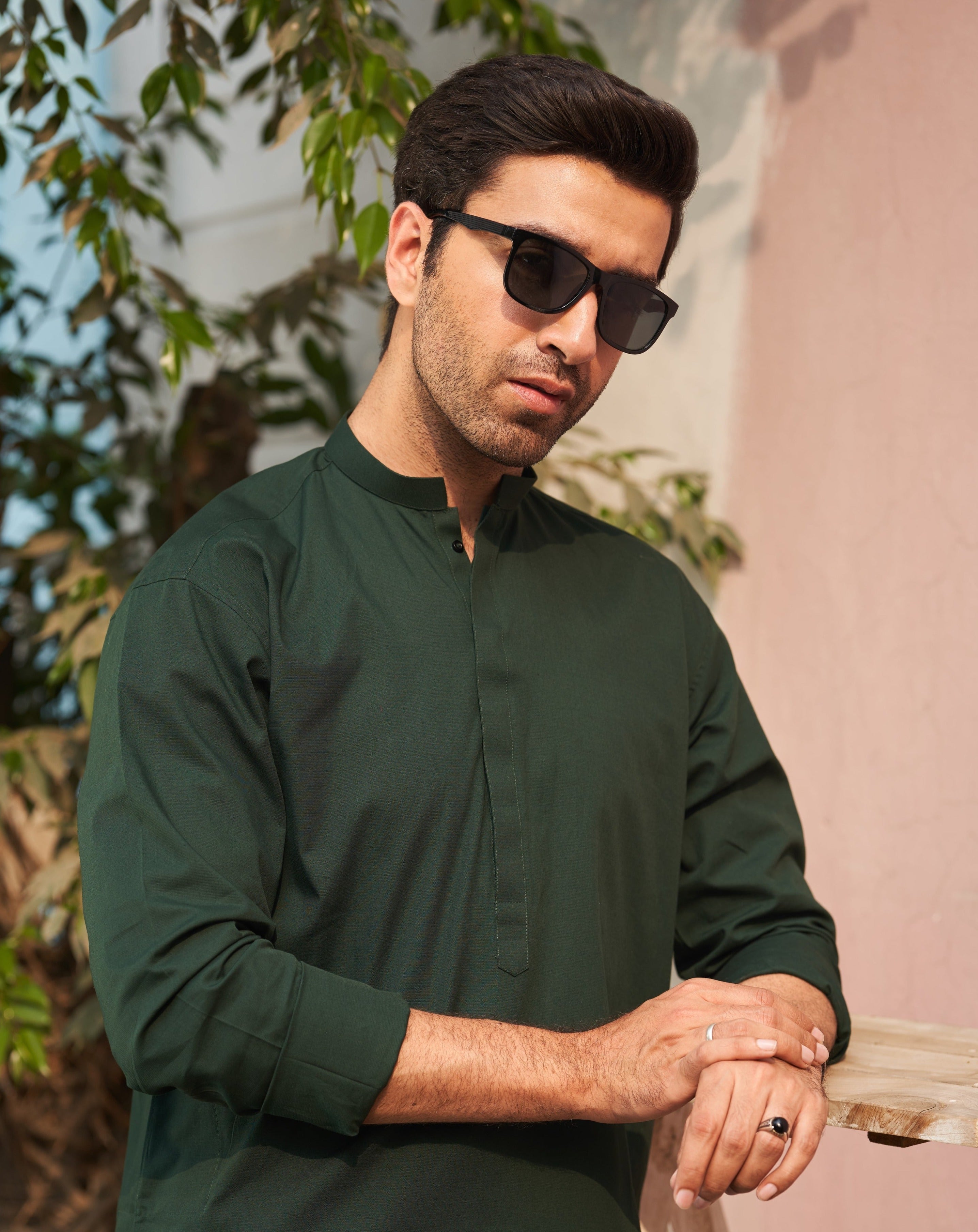 Pine Cotton Kurta - MuraqshMuraqsh