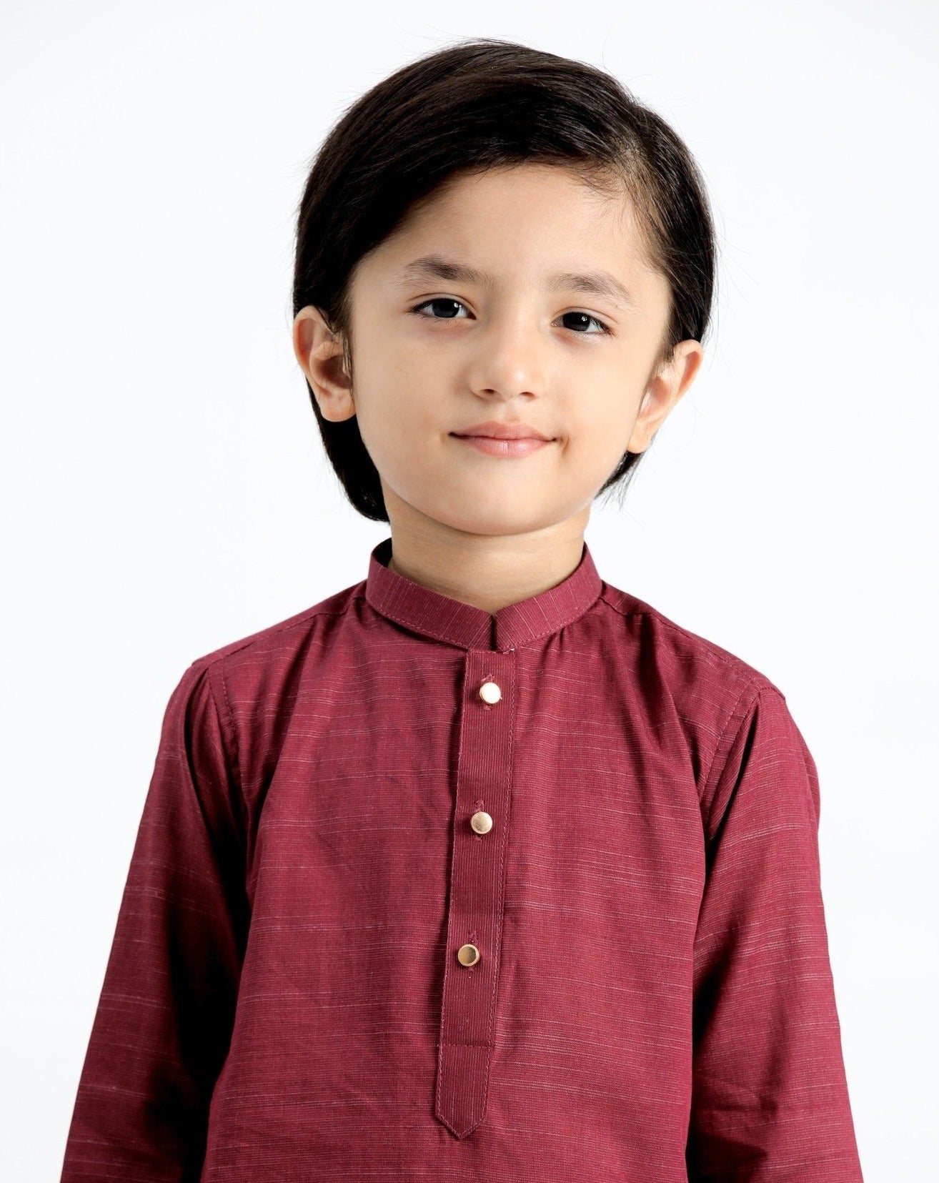 Wine Cotton Kurta Trouser - MuraqshMuraqsh Man