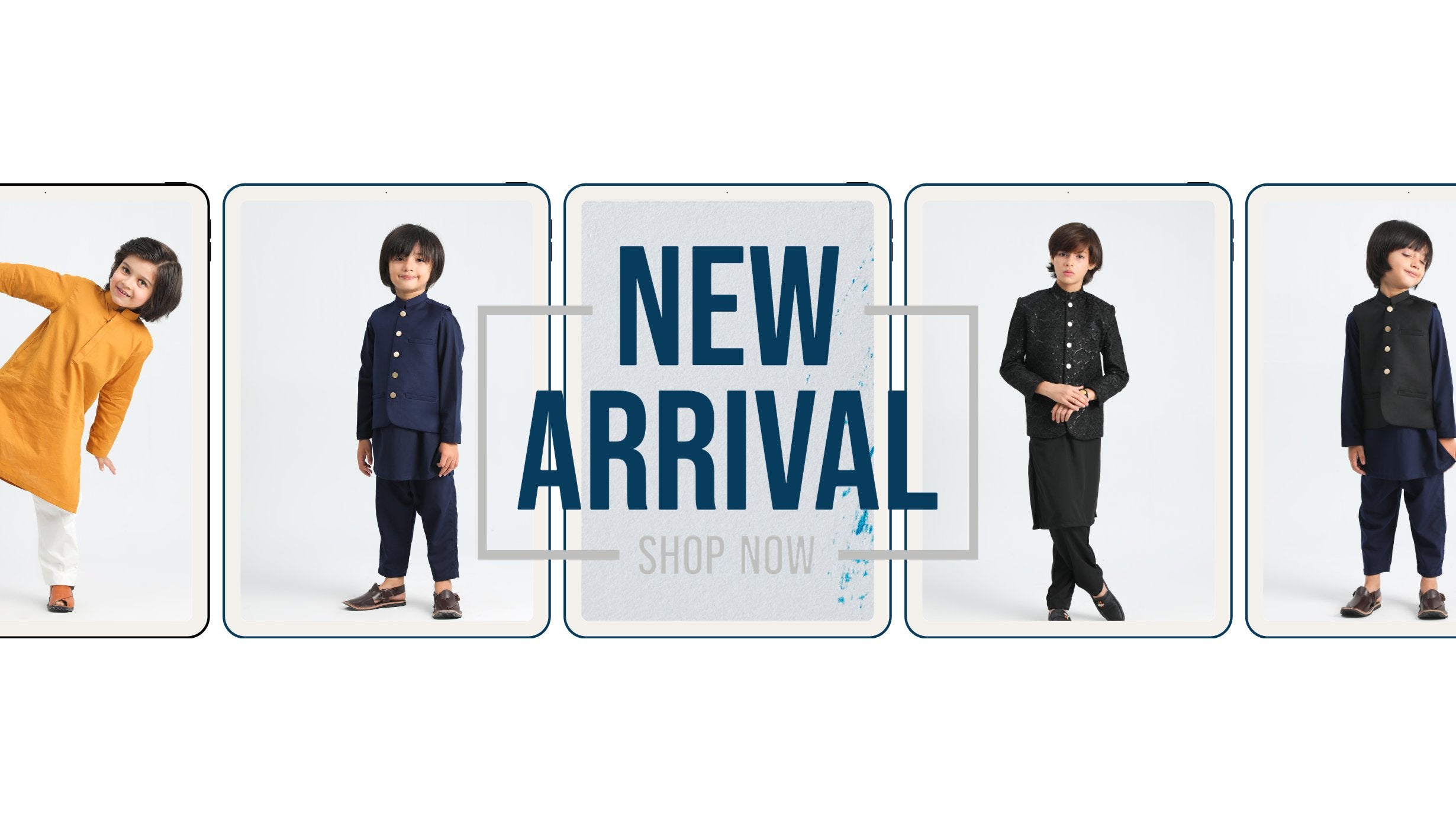 Kidswear Kurta Trouser, Waistcoat and Princoats