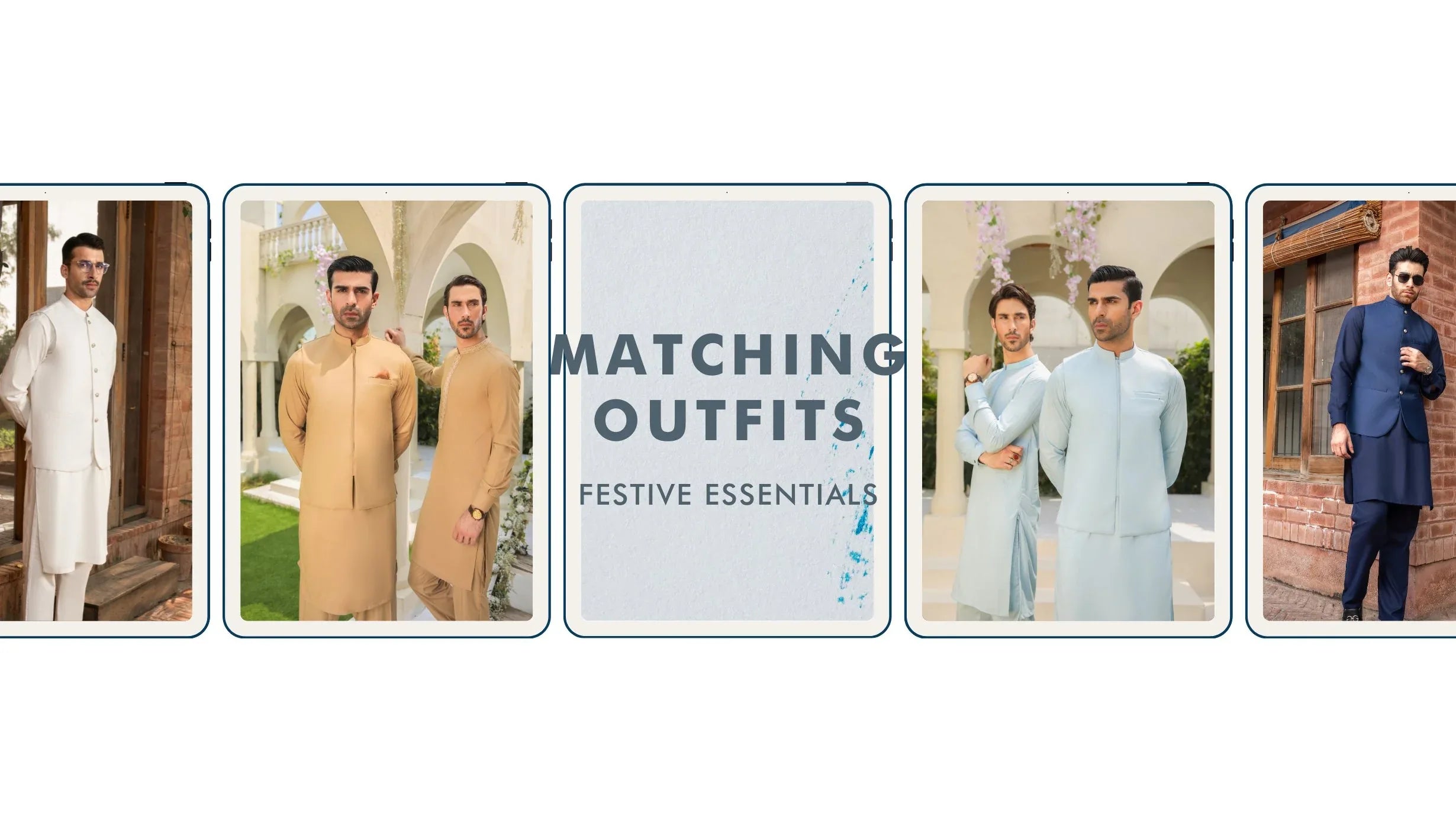 All - 3 Piece Stitched Outfits - Festive Essentials ✨ - Muraqsh