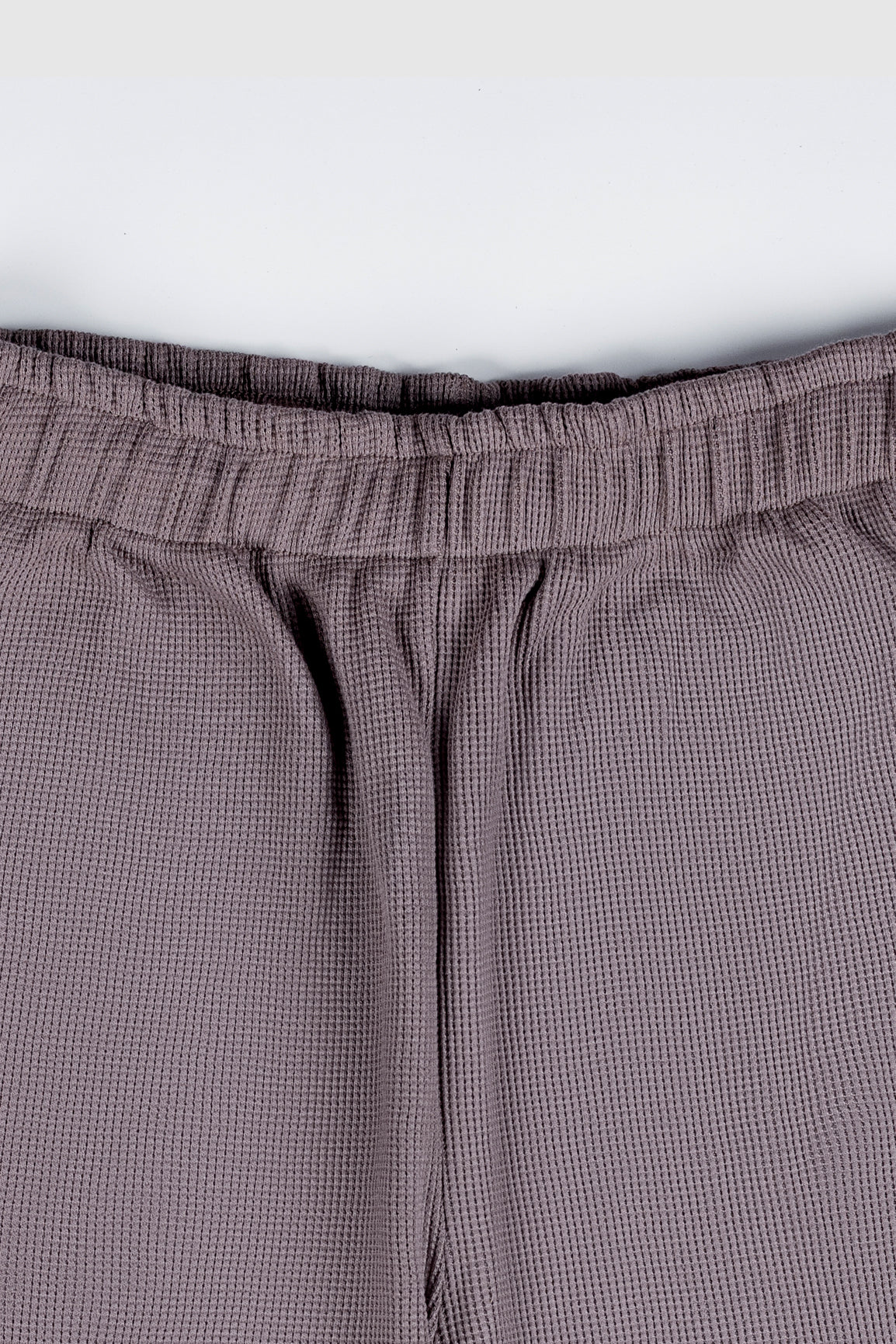 British Tan Waffle Textured Shorts with Hidden Drawstring- Men