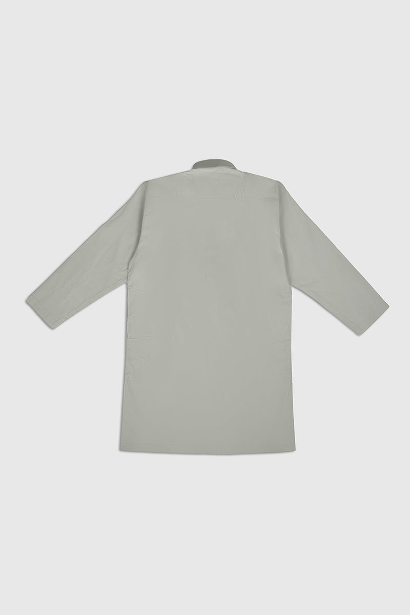 Bosky White Soft Cotton Kurta Trouser - Kids