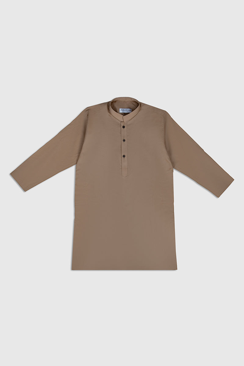 Camel Kurta Trouser - Kids