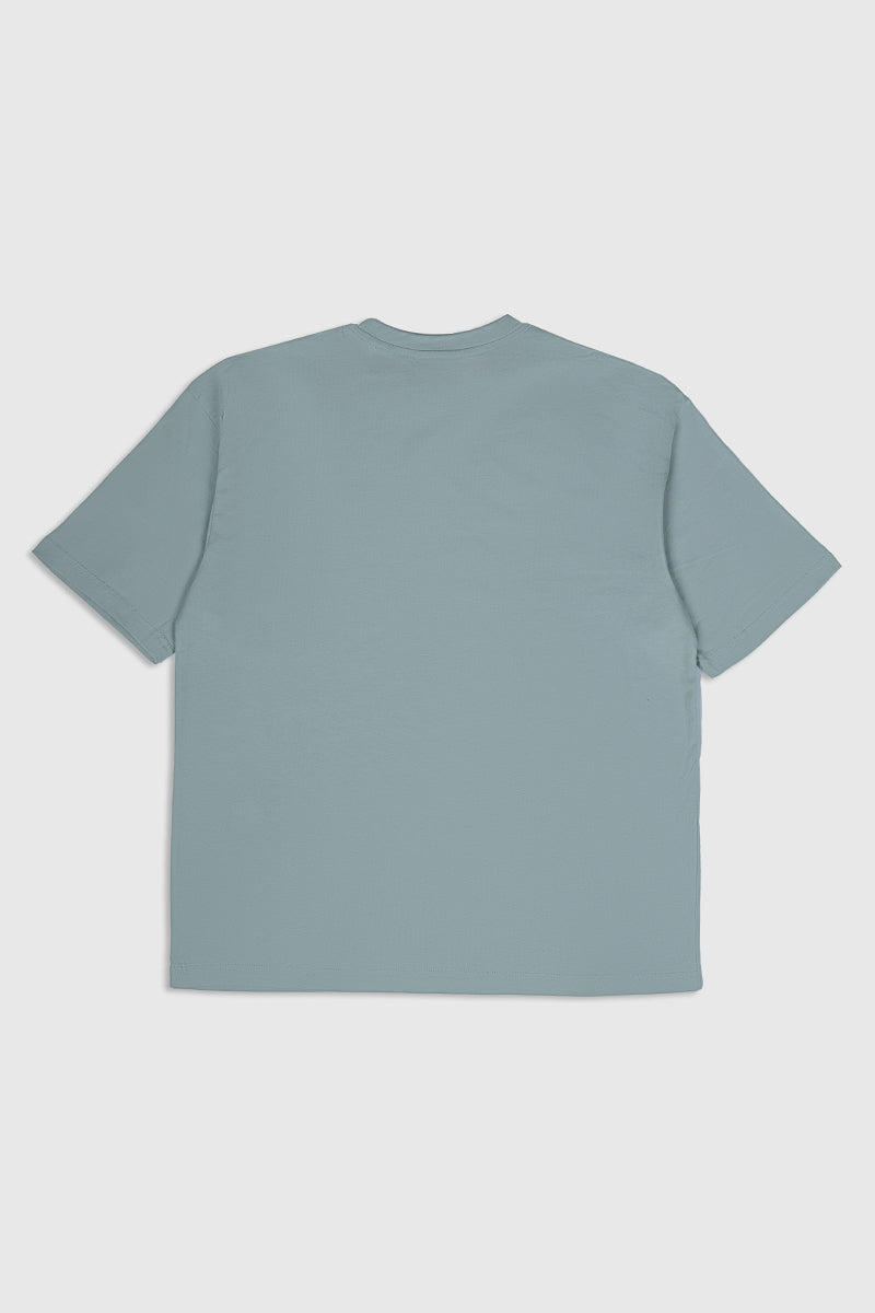 Pause Oversized Tee in Mint - Men