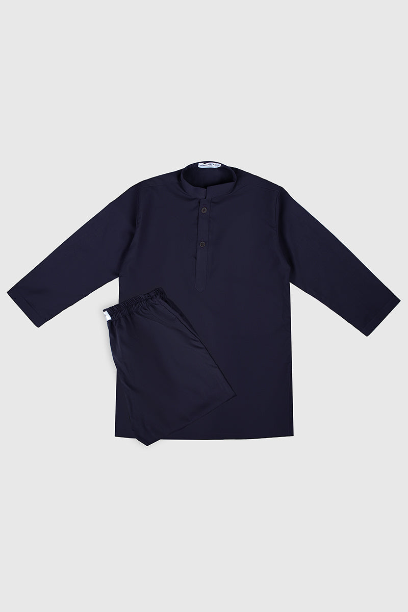Purple Kurta Trouser - Kids