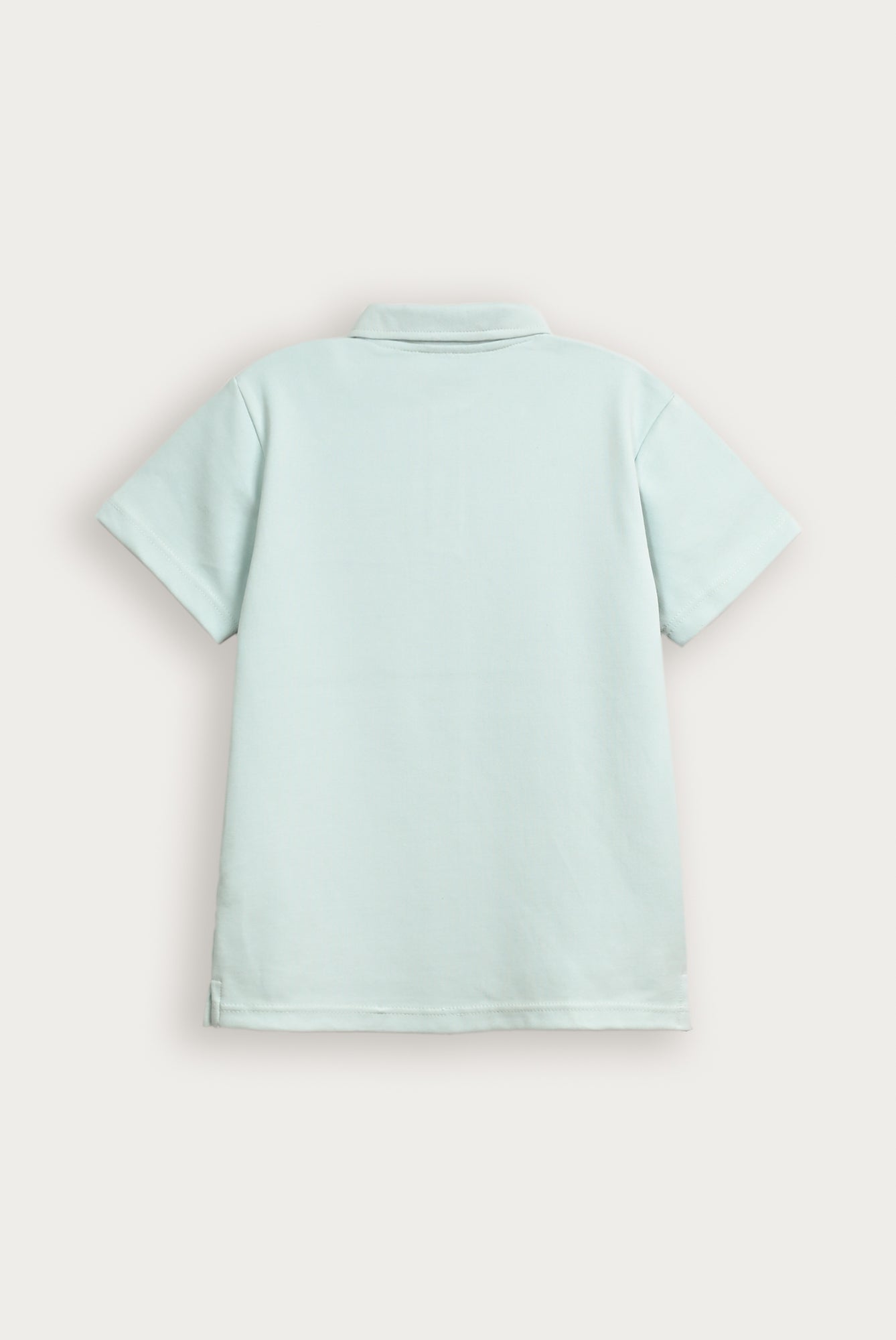 Tea Green Interlock Polo - Smart Fit - Men