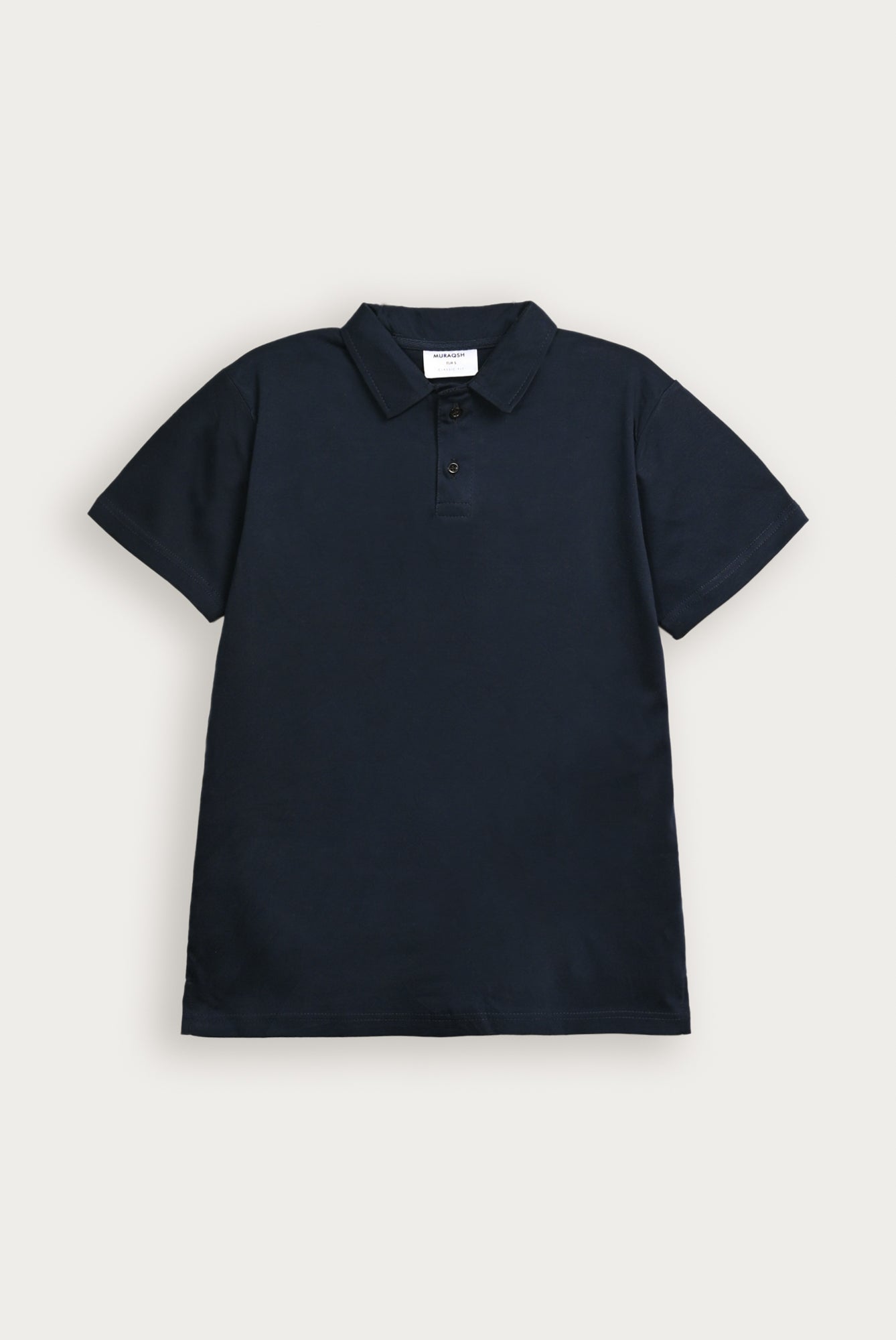 Dark Navy Blue Interlock Polo - Smart Fit - Men